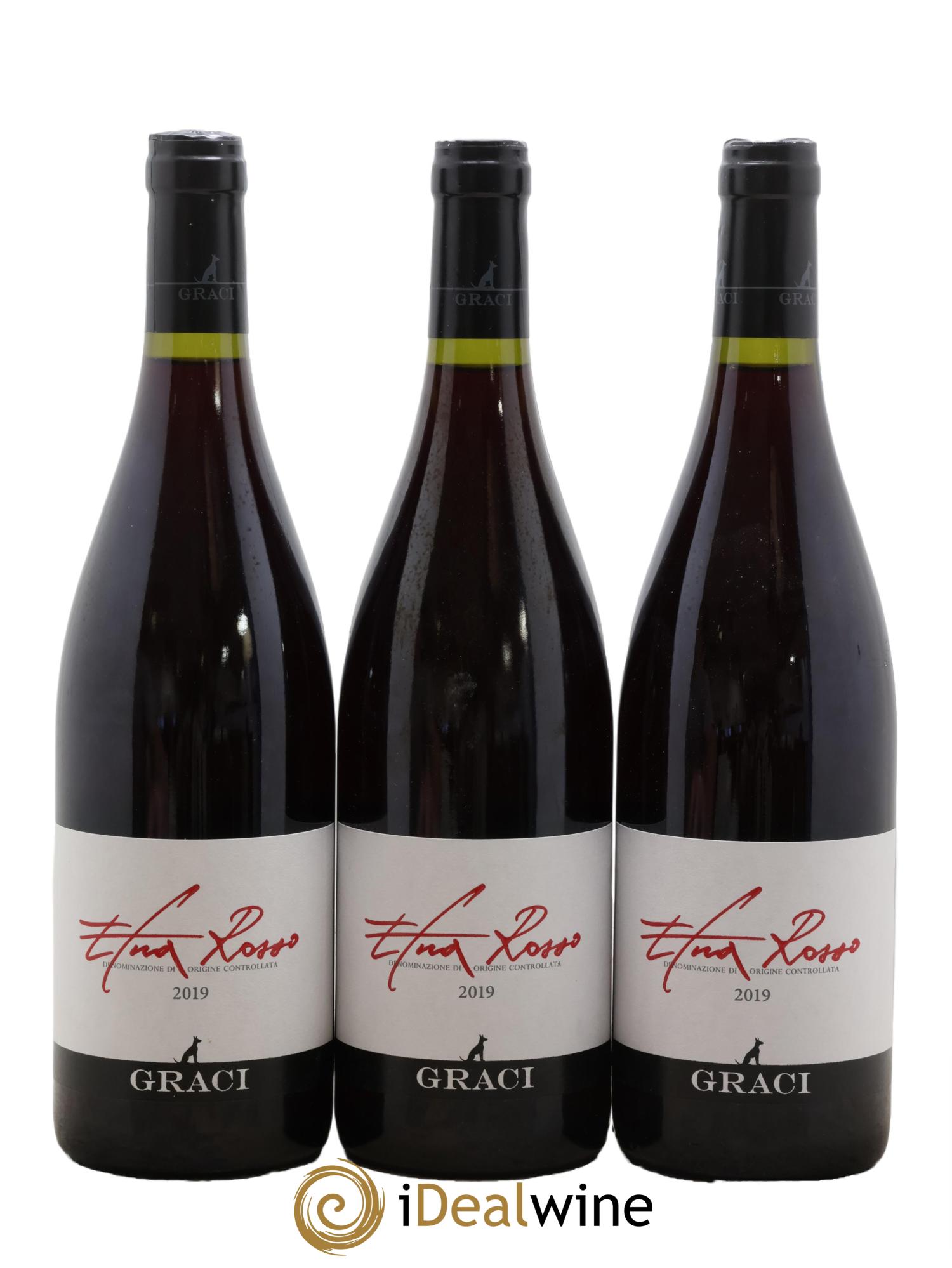 Italie Etna Rosso Graci 2019 - Lot de 3 bouteilles - 0
