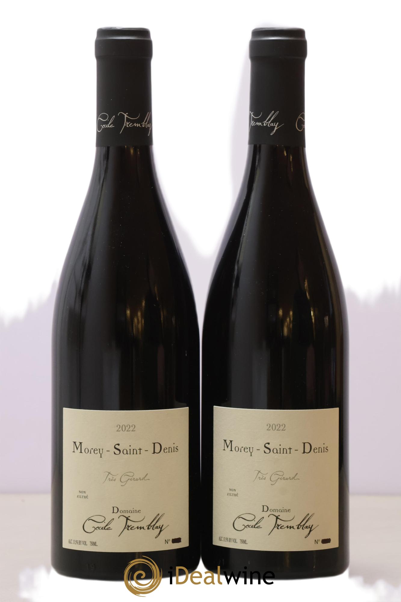 Morey Saint-Denis Très Girard Cécile Tremblay 2022 - Lot de 2 bouteilles - 0