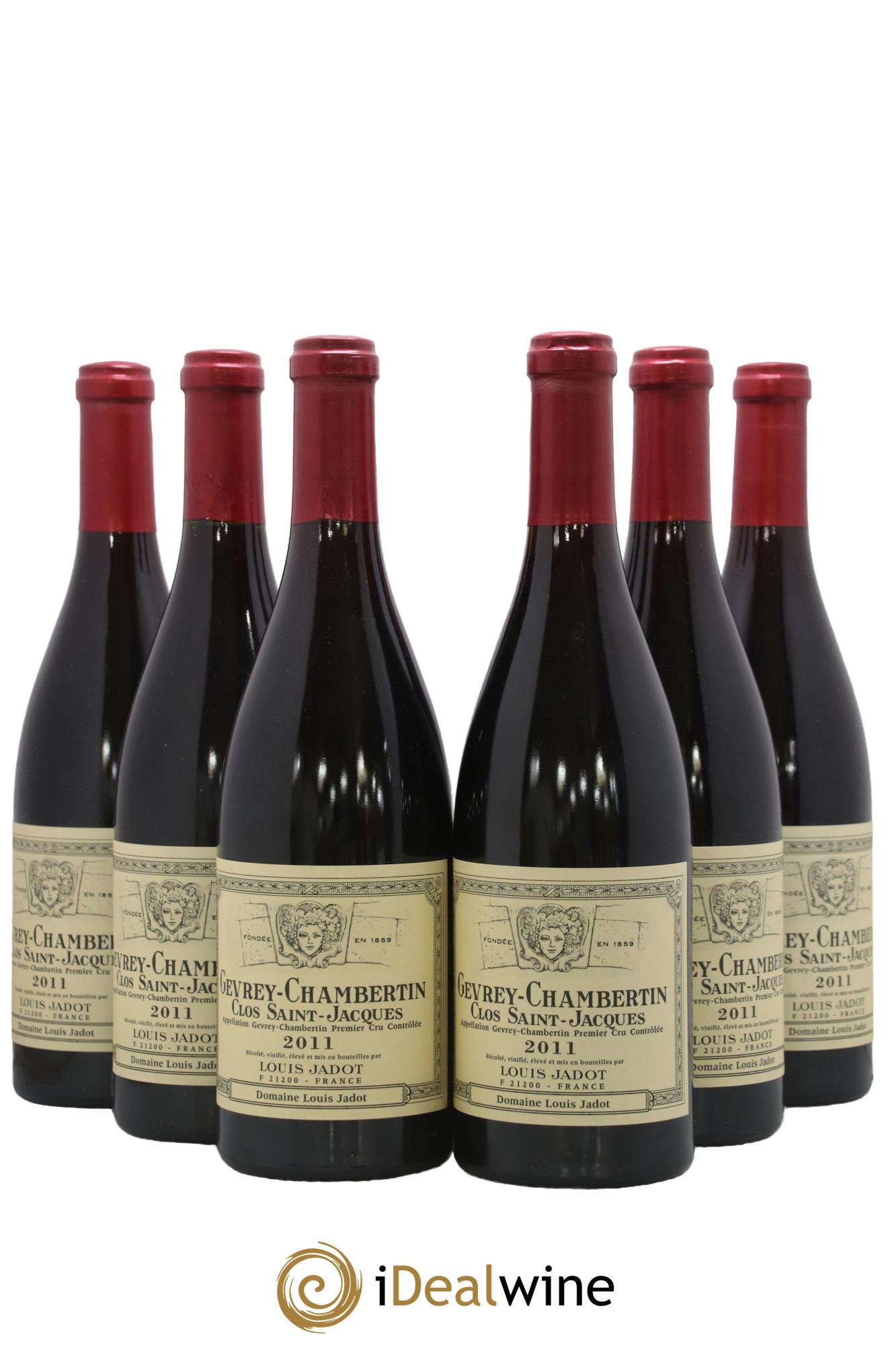 Gevrey-Chambertin 1er Cru Clos Saint Jacques Domaine Louis Jadot  2011 - Lot de 6 bouteilles - 0