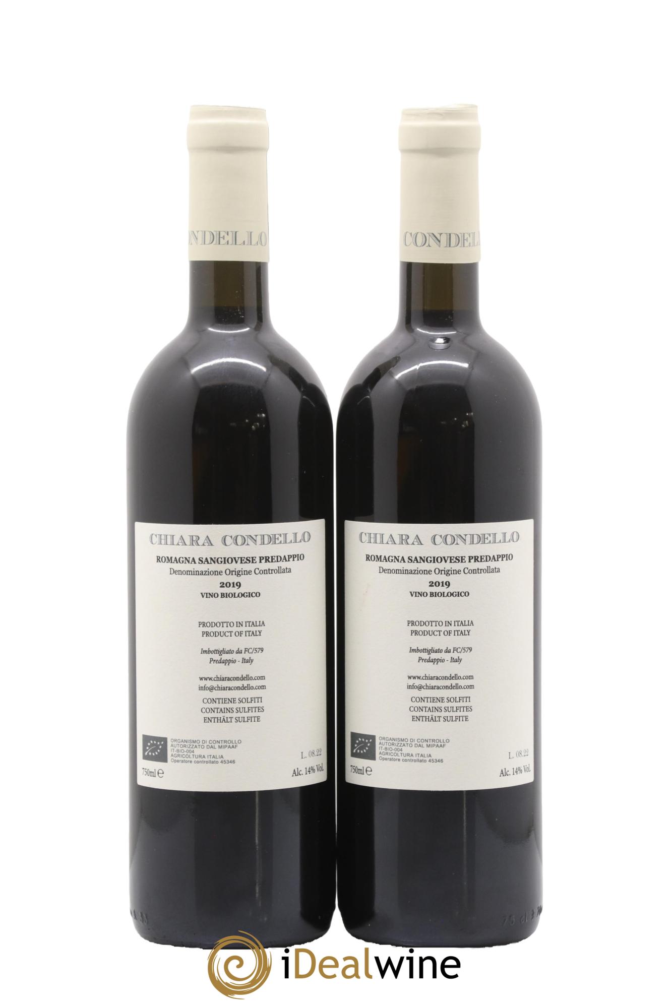 Sangiovese di Romagna Predappio DOC Chiara Condello 2019 - Posten von 2 Flaschen - 1