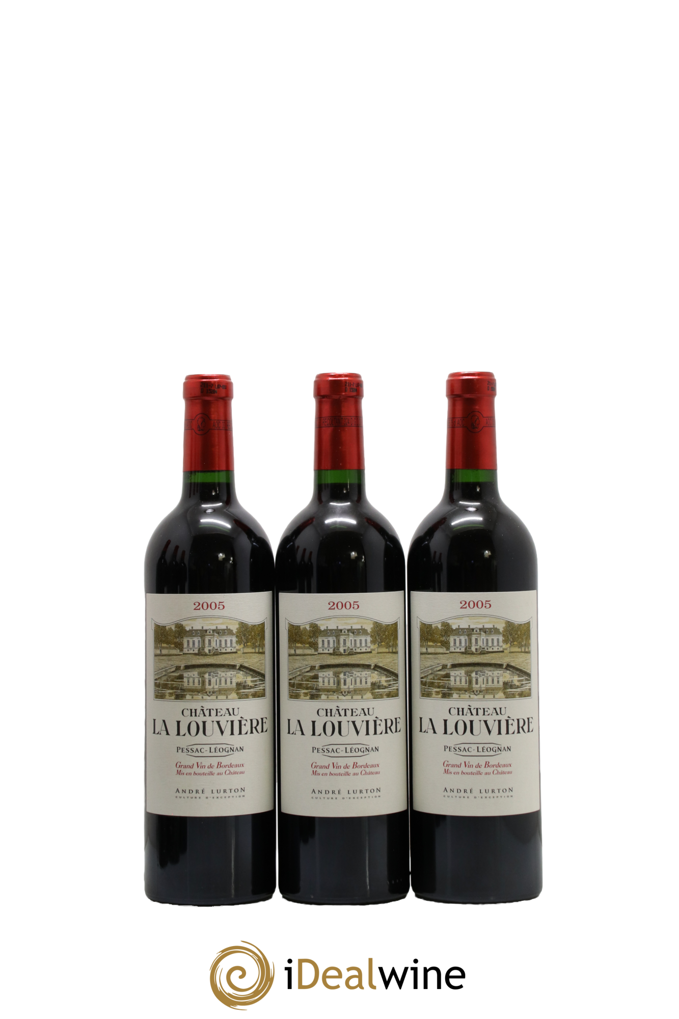 Château la Louvière 2005 - Lotto di 6 bottiglie - 1