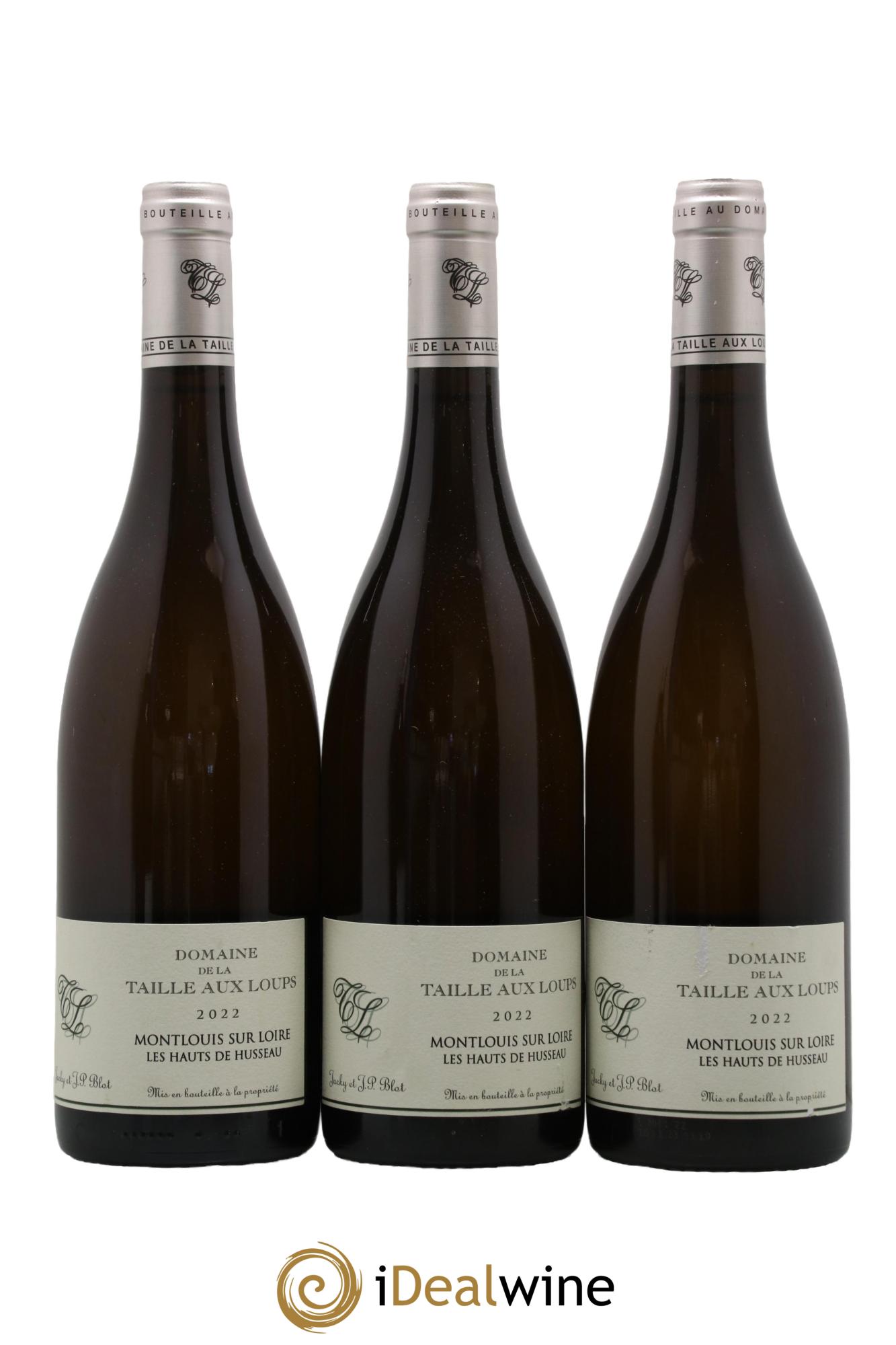 Montlouis-sur-Loire Les Hauts de Husseau La Taille aux Loups - Jacky Blot 2022 - Lot de 3 bouteilles - 0