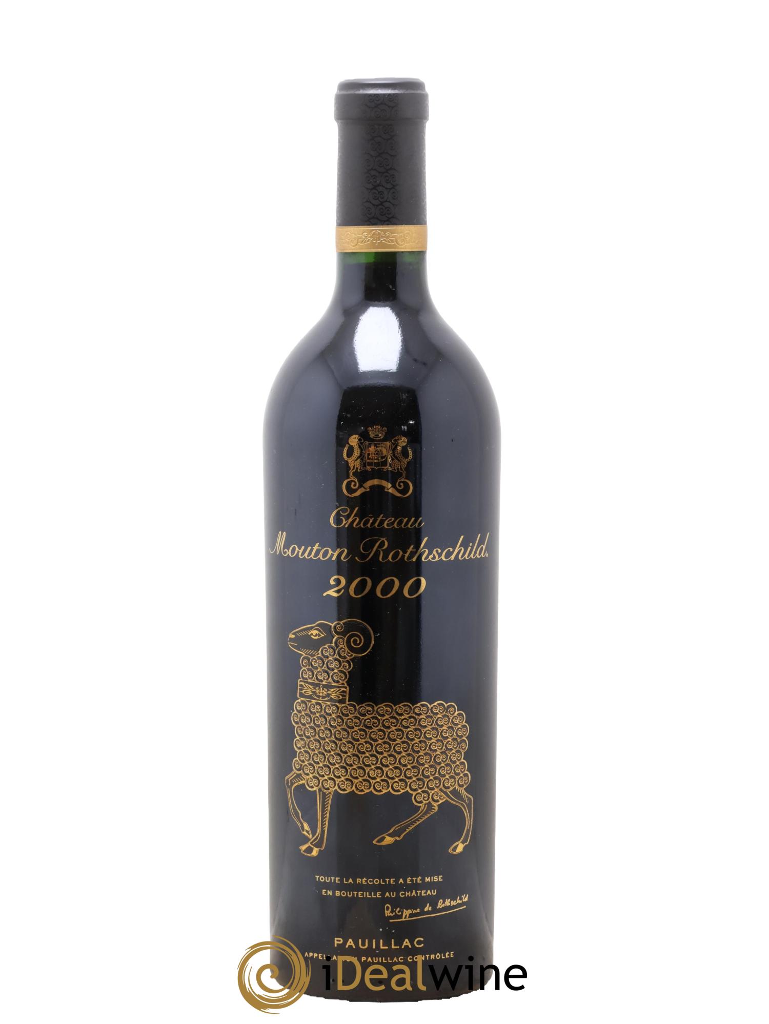 Château Mouton Rothschild 1er Grand Cru Classé 2000 - Lotto di 1 bottiglia - 0