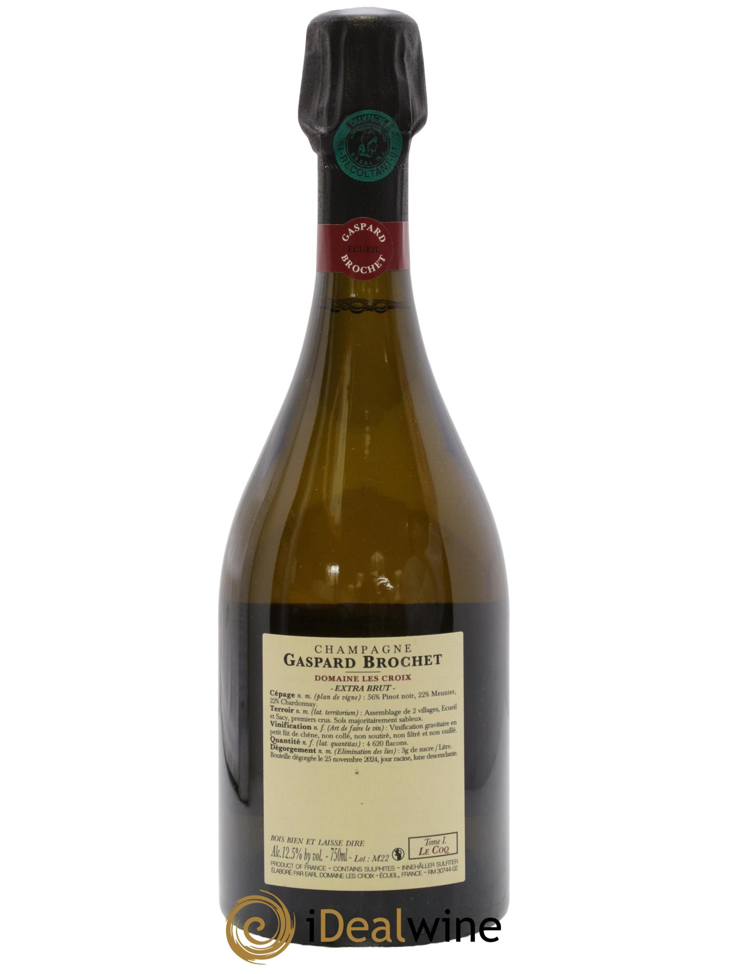 Extra Brut Le Coq Tome I Gaspard Brochet - Posten von 1 Flasche - 1