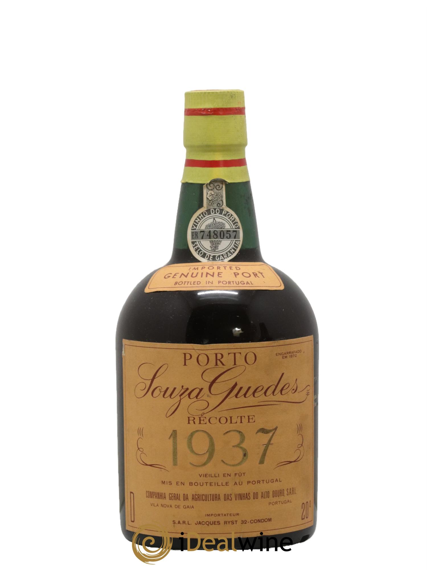 Porto Souza Guedes 1937 - Lot de 1 bouteille - 0