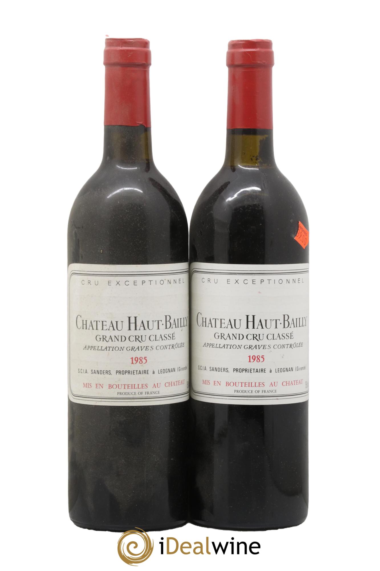 Château Haut-Bailly Cru Classé de Graves 1985 - Posten von 2 Flaschen - 0