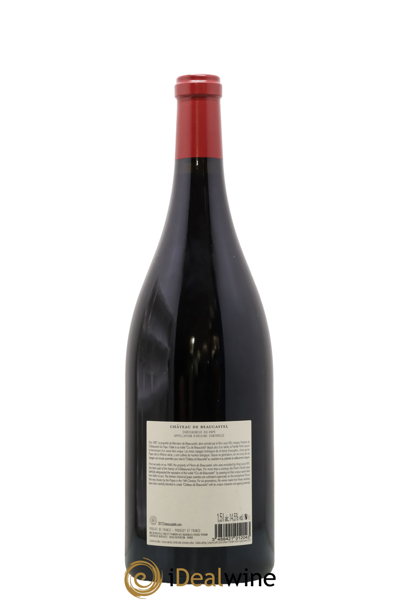 Châteauneuf-du-Pape Château de Beaucastel Famille Perrin 2012 - Lotto di 1 magnum - 1