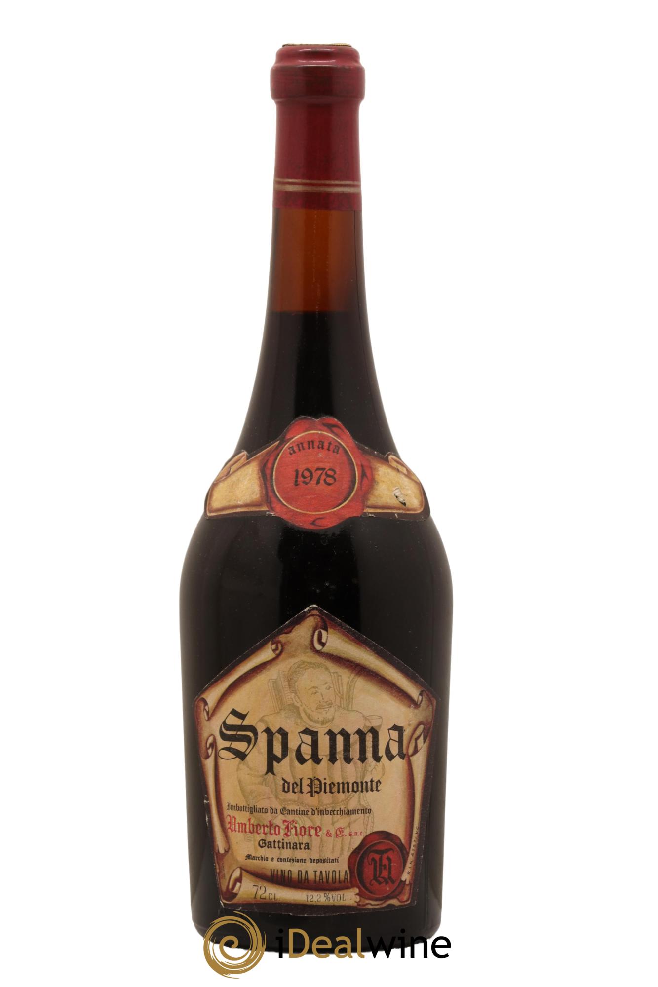 Gattinara DOCG Spanna Fiore Umberto 1978 - Lot de 1 bouteille - 0