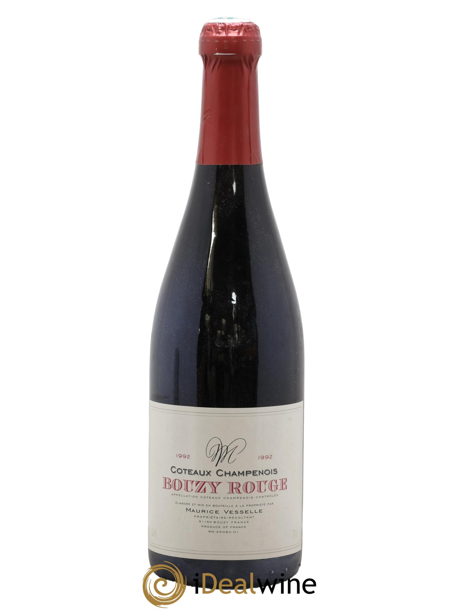 Coteaux Champenois Bouzy Maurice Vesselle 1992 - Lot de 1 bouteille - 0