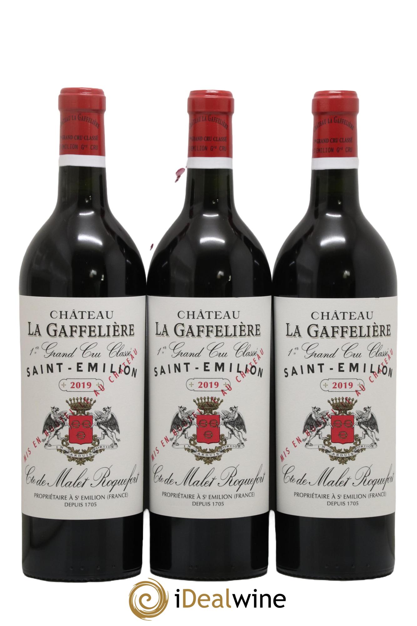 Château la Gaffelière 1er Grand Cru Classé B 2019 - Lot of 3 bottles - 0