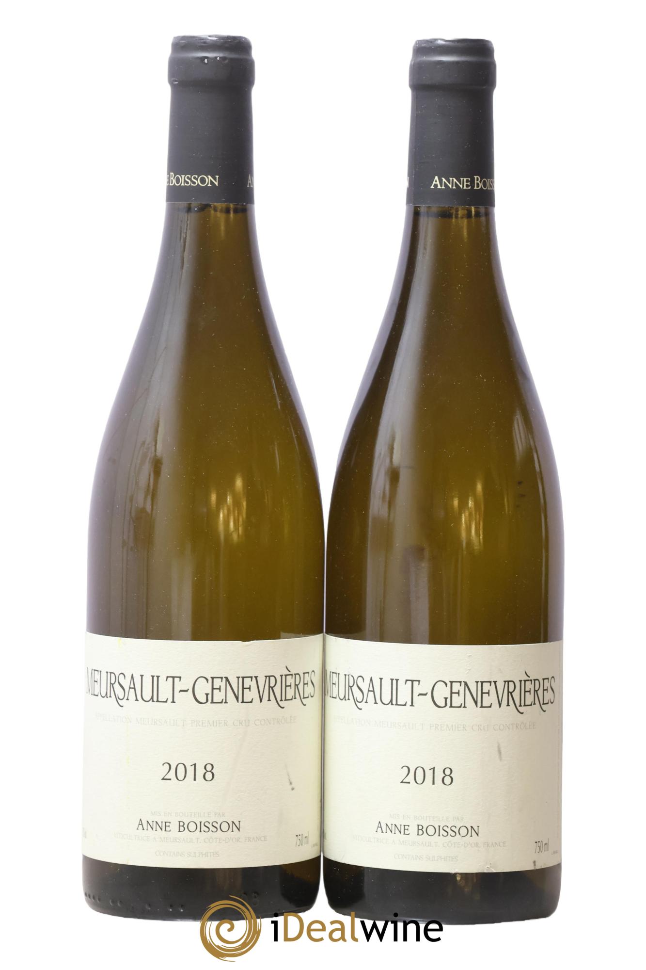 Meursault 1er Cru Genevrières Anne Boisson 2018 - Lot de 2 bouteilles - 0