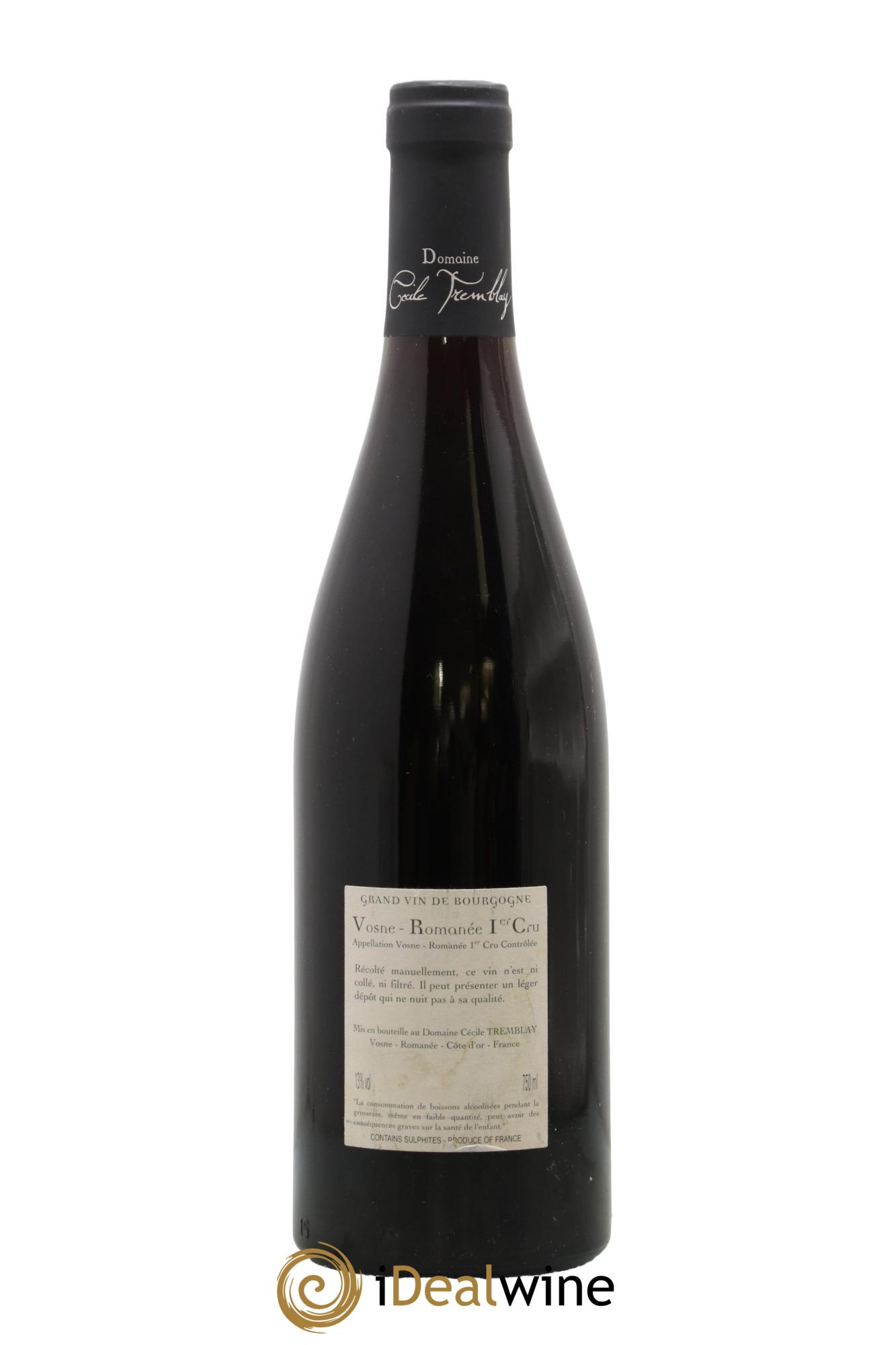 Vosne-Romanée 1er Cru Les Rouges Du Dessus Cécile Tremblay 2009 - Lot de 1 bouteille - 1