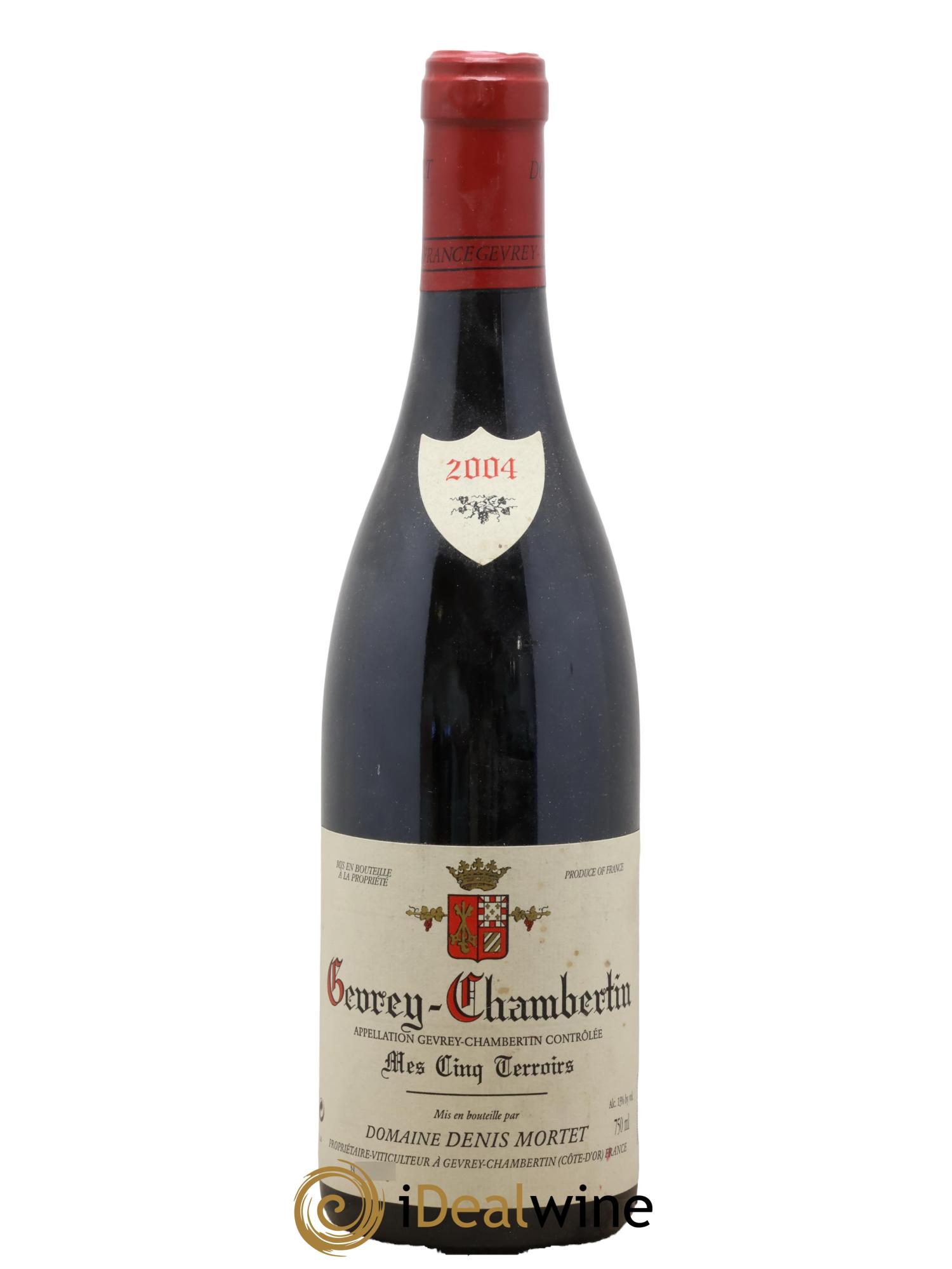 Gevrey-Chambertin Mes Cinq Terroirs Denis Mortet (Domaine) 2004 - Lotto di 1 bottiglia - 0