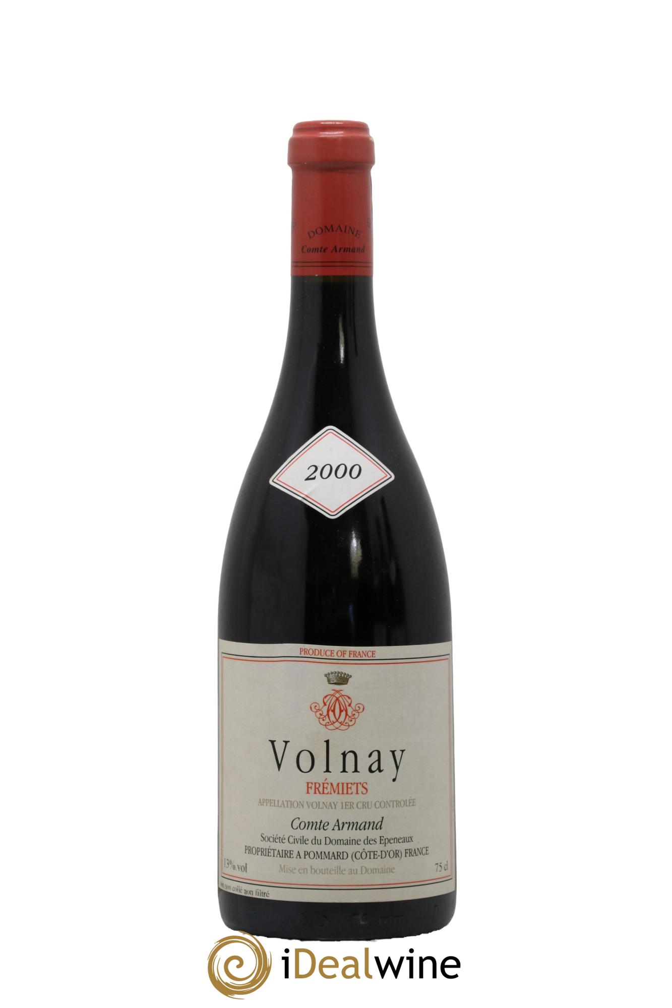 Volnay 1er Cru Les Frémiets Comte Armand 2000 - Lotto di 1 bottiglia - 0
