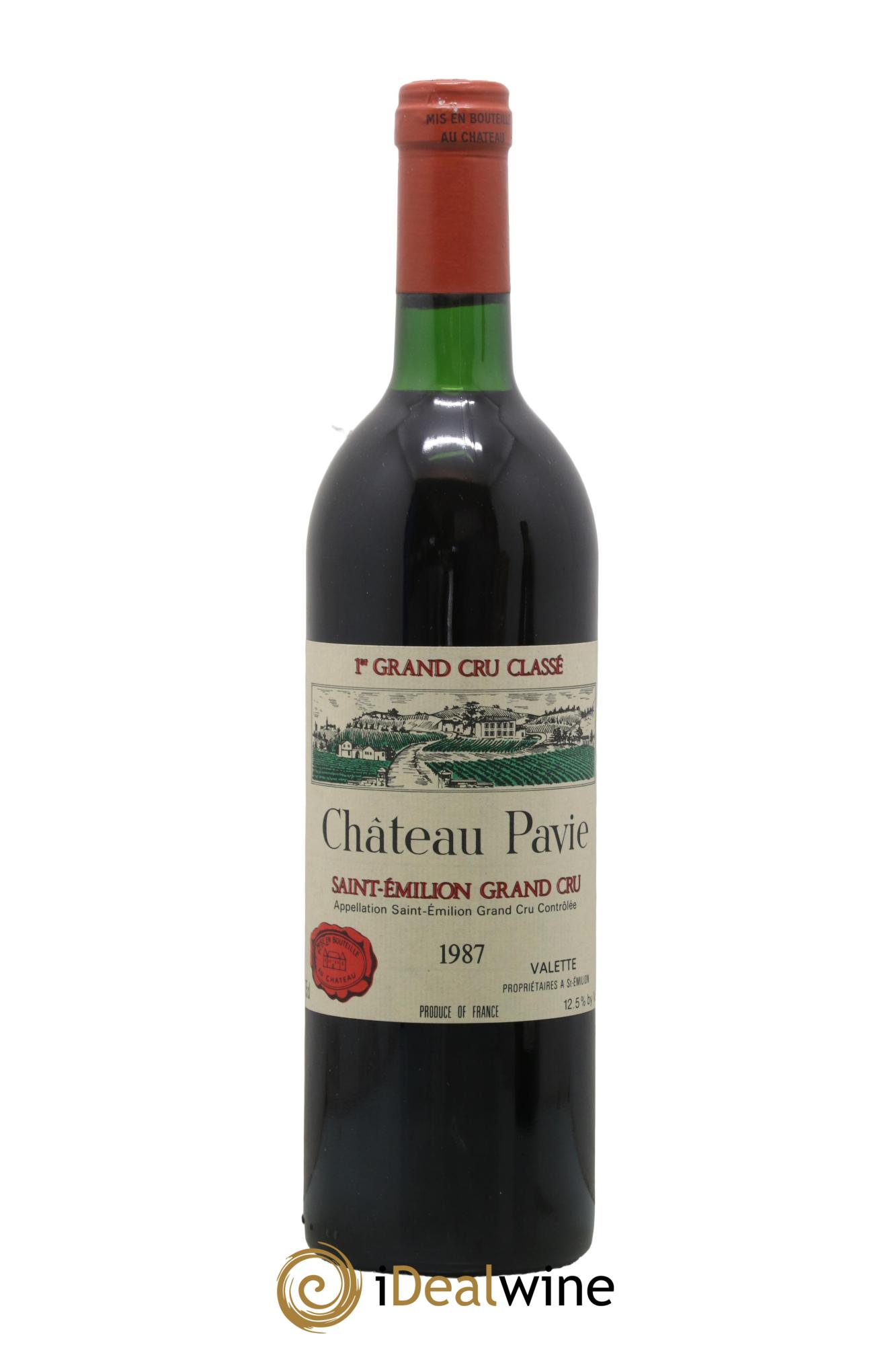 Château Pavie 1er Grand Cru Classé A 1987 - Lot of 1 bottle - 0