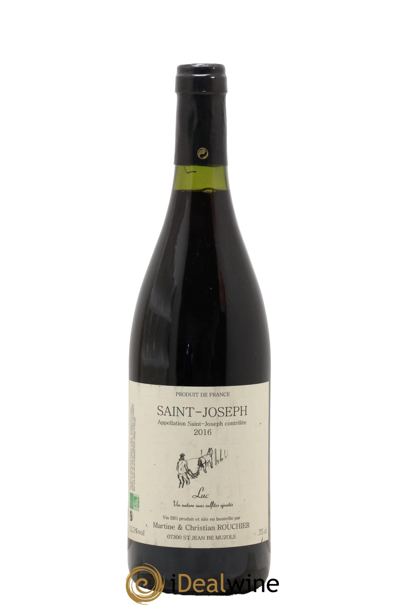 Saint-Joseph Luc Christian Rouchier 2016 - Lot de 1 bouteille - 0