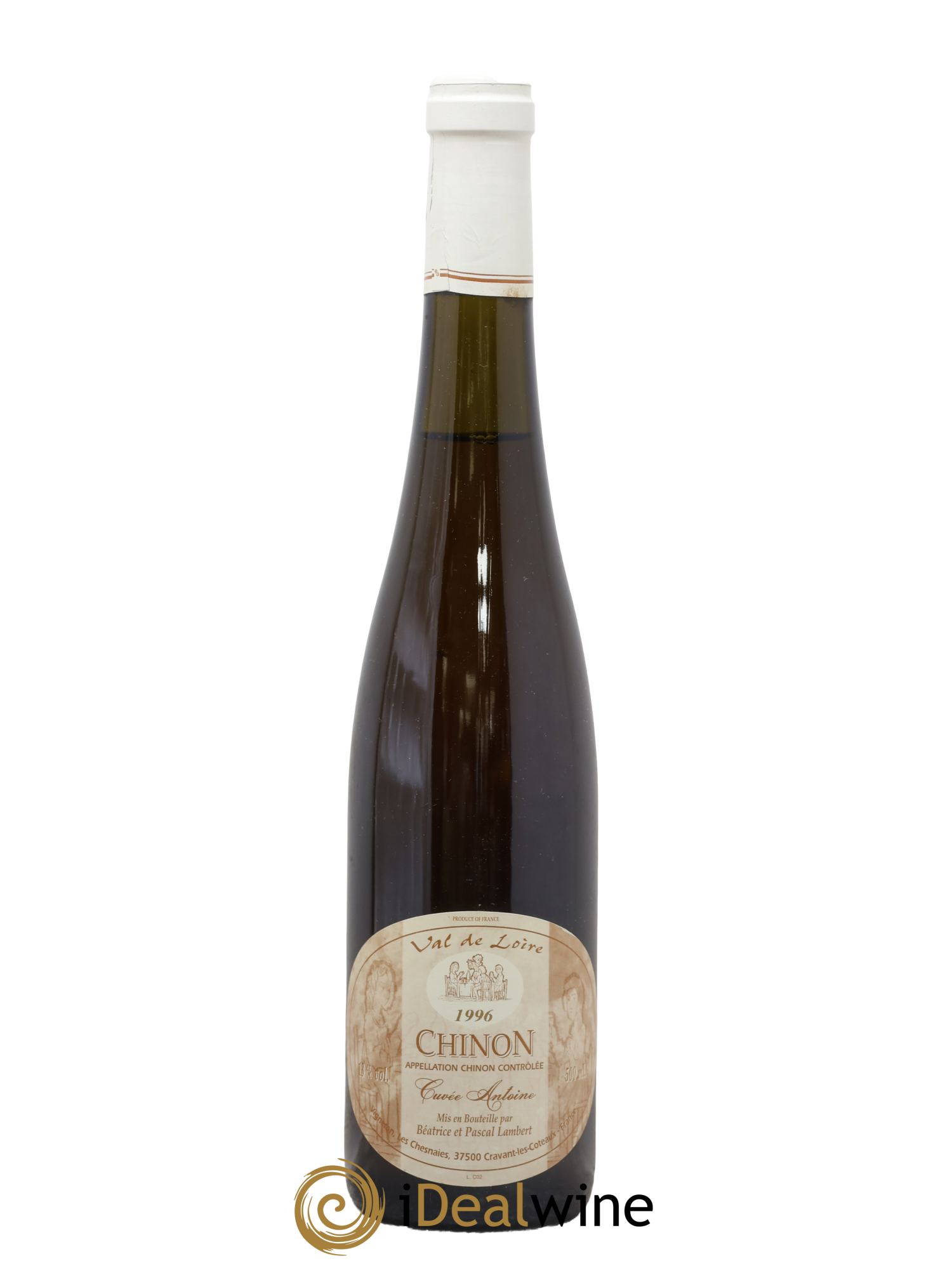 Chinon Cuvée Antoine Domaine Beatrice Et Patrice Lambert 1996 - Lot of 1 500ml format - 0