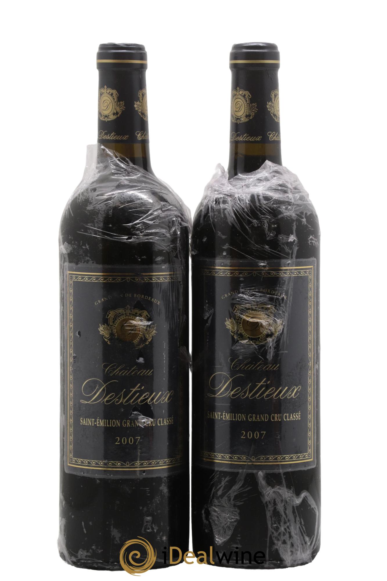 Château Destieux Grand Cru Classé 2007 - Lot of 2 bottles - 0