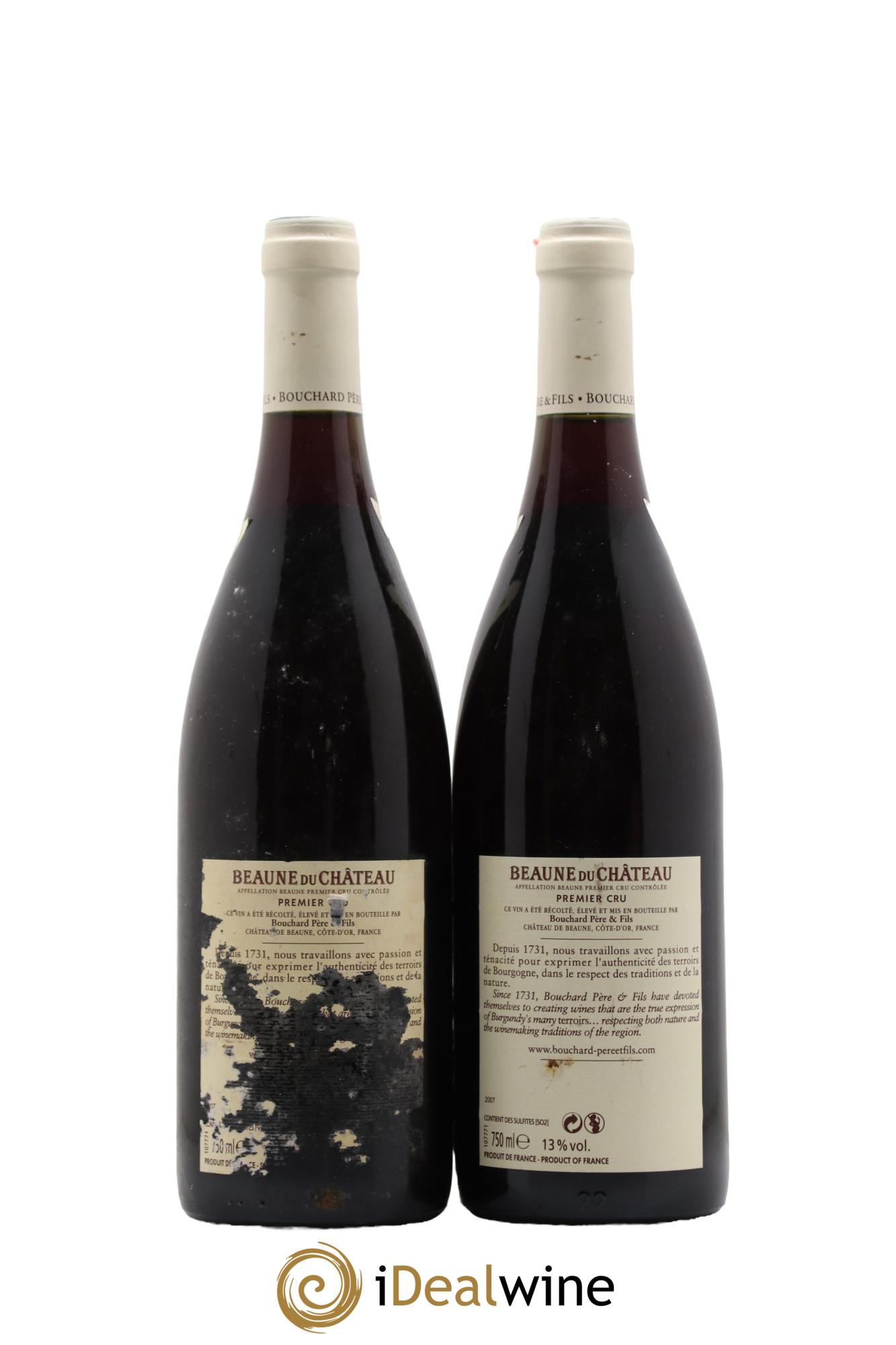 Beaune 1er Cru du Château Bouchard Père & Fils 2007 - Lot of 2 bottles - 1