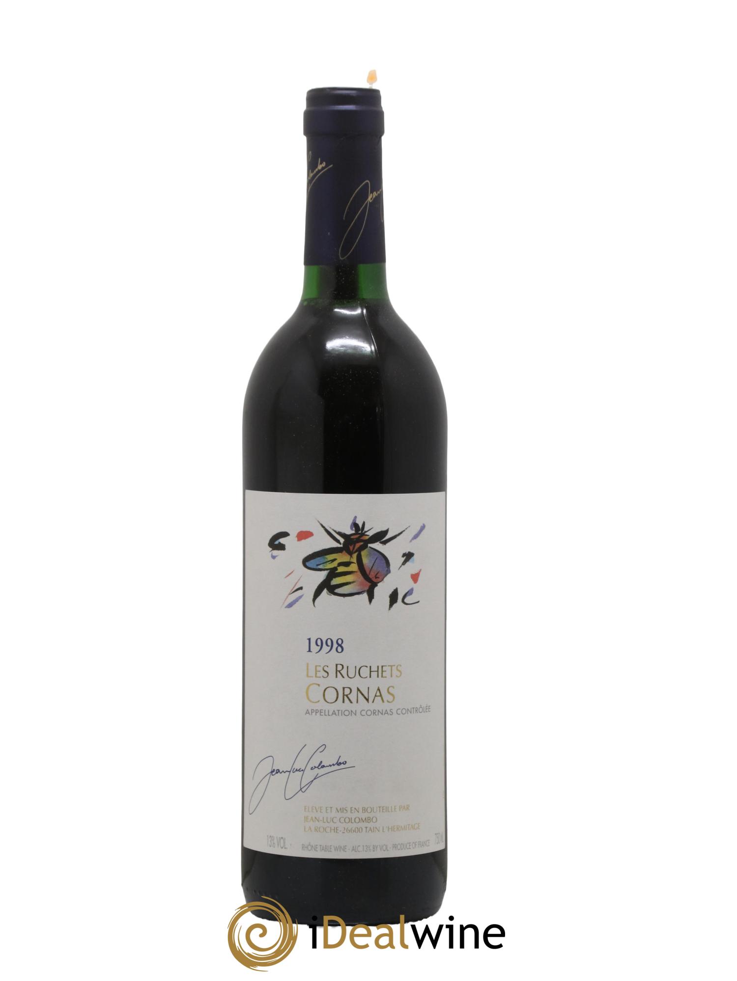 Cornas les Ruchets Jean-Luc Colombo 1998 - Posten von 1 Flasche - 0