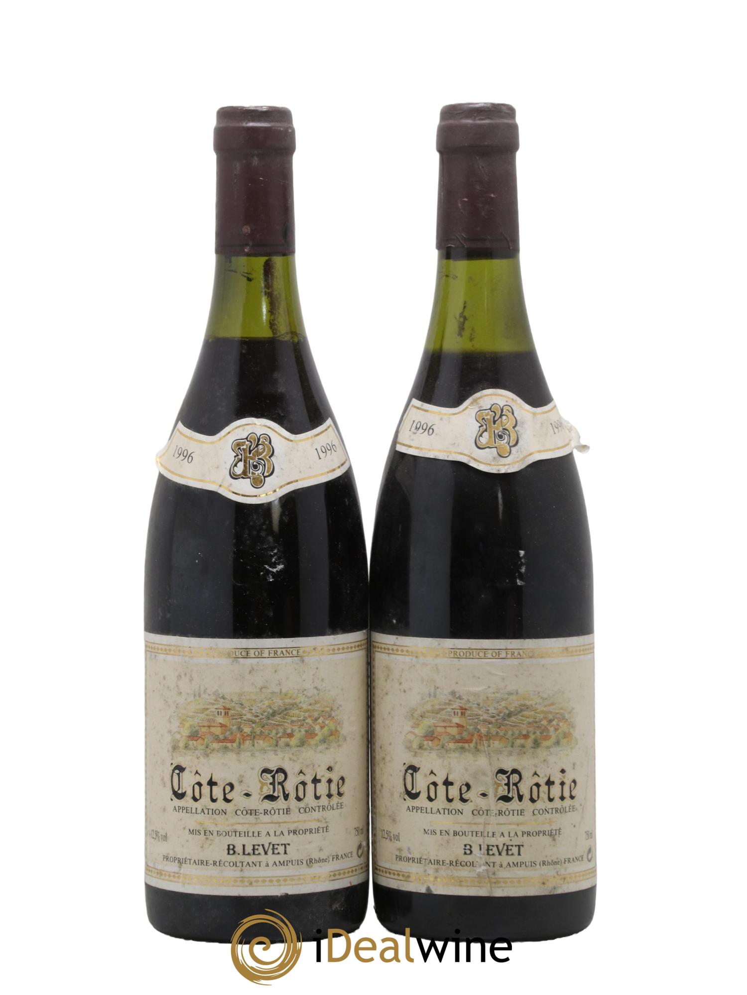 Côte-Rôtie Vignobles Levet 1996 - Lot de 2 bouteilles - 0