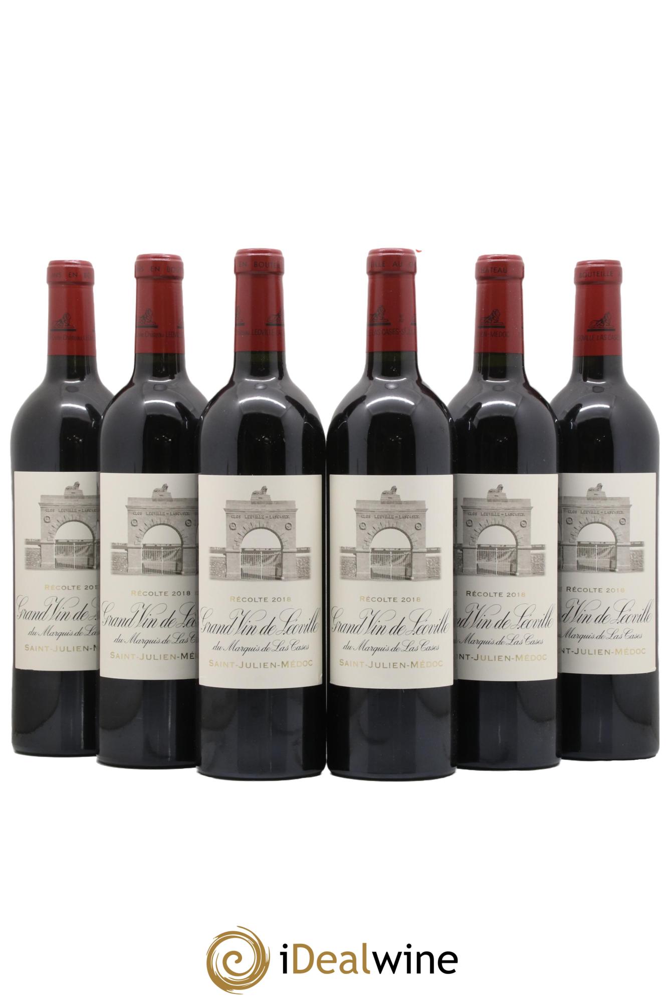 Château Léoville Las Cases 2ème Grand Cru Classé 2018 - Lot de 6 bouteilles - 0