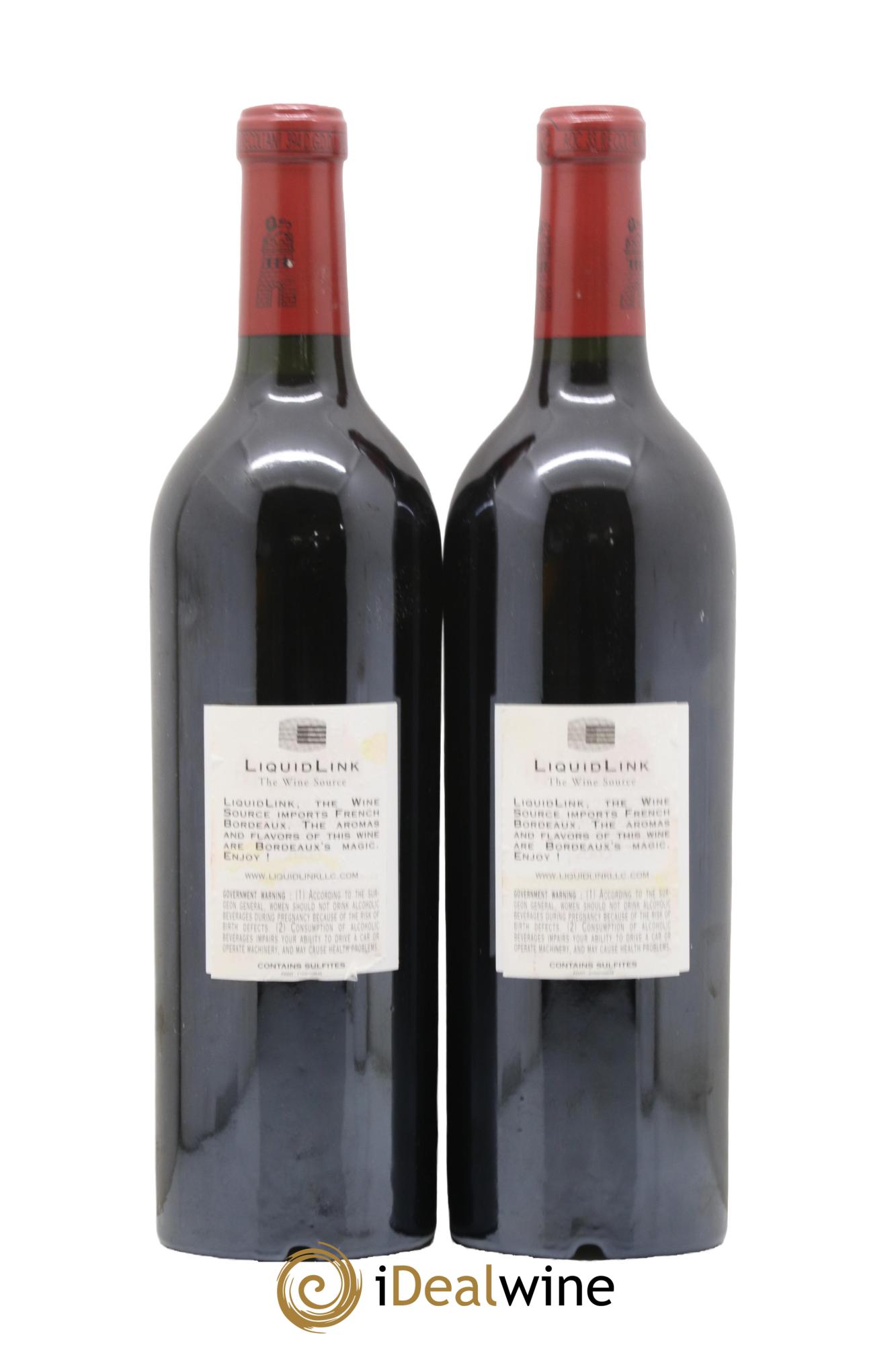 Château Latour 1er Grand Cru Classé 2003 - Posten von 2 Flaschen - 1