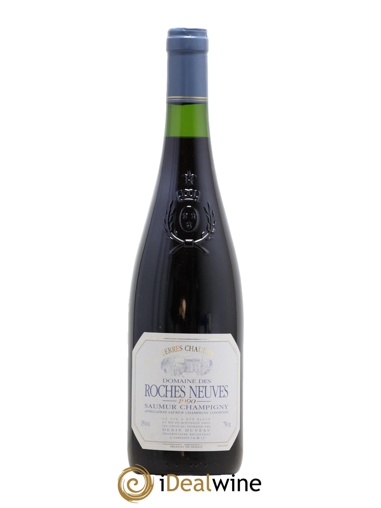 Saumur-Champigny Terres Chaudes Domaine des Roches Neuves - Thierry Germain 1990 - Lot de 1 bouteille - 0