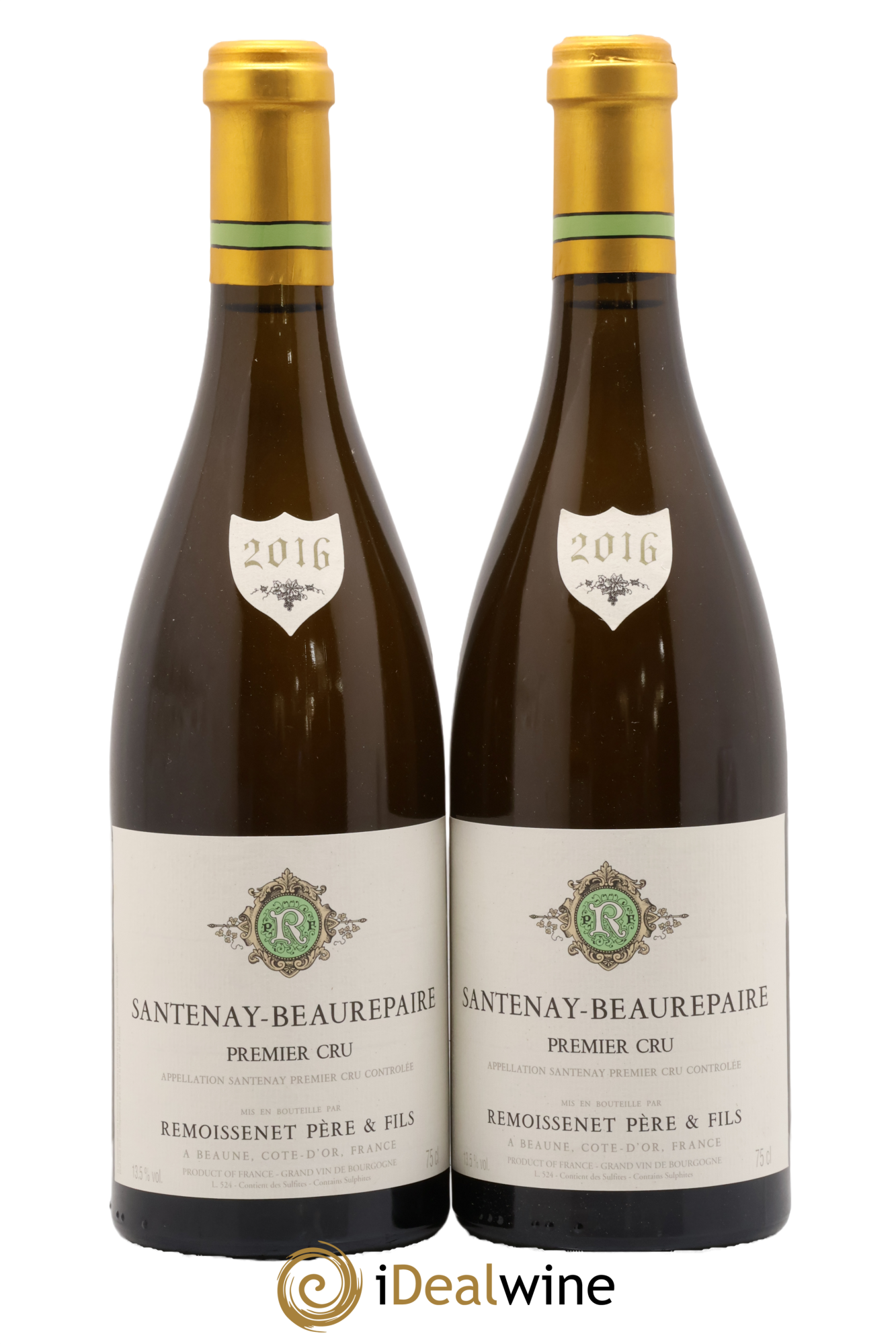 Santenay 1er Cru Beaurepaire Remoissenet Père et Fils 2016 - Lot de 2 bouteilles - 0