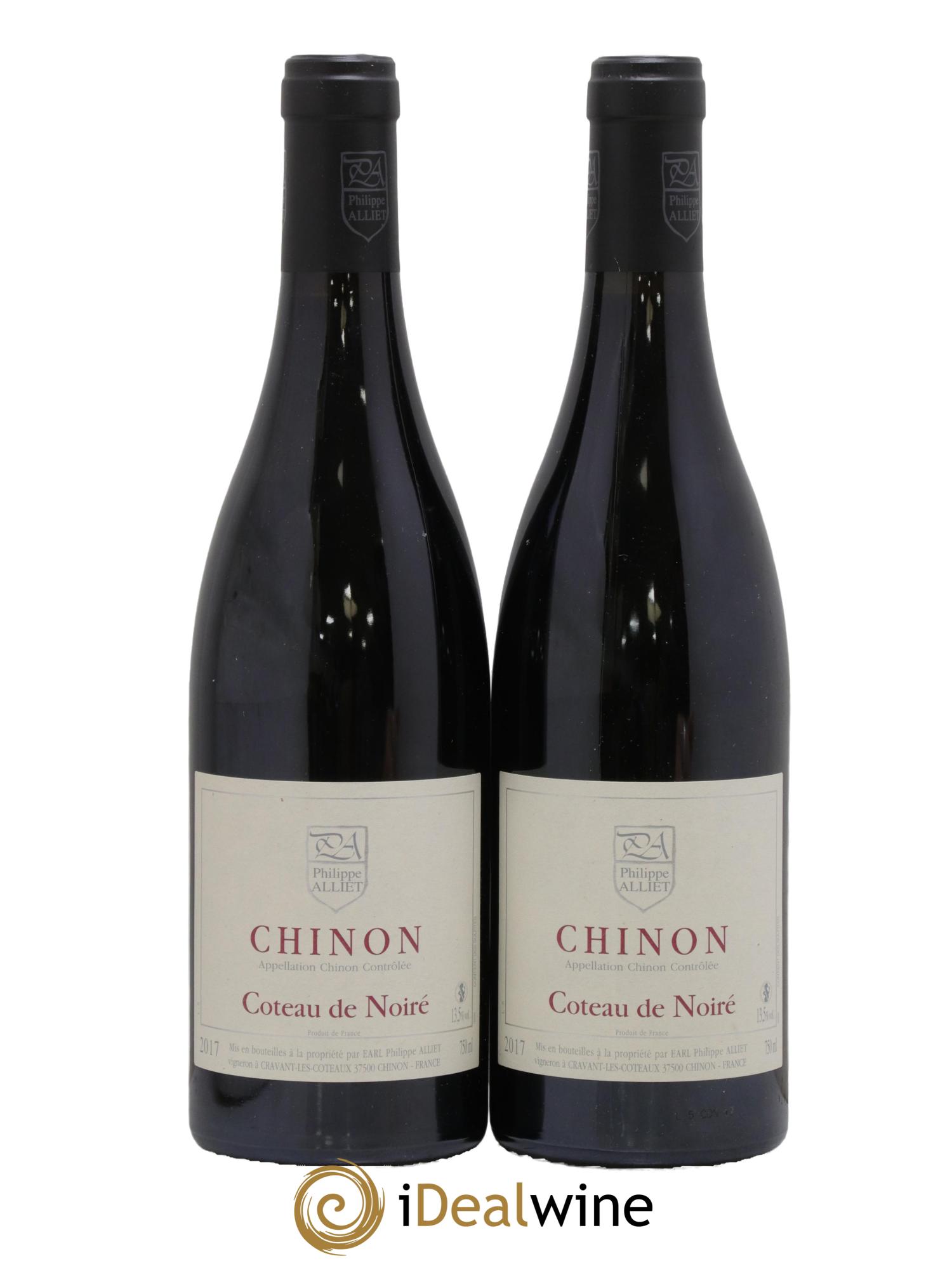 Chinon Coteau de Noiré Philippe Alliet  2017 - Lot de 2 bouteilles - 0