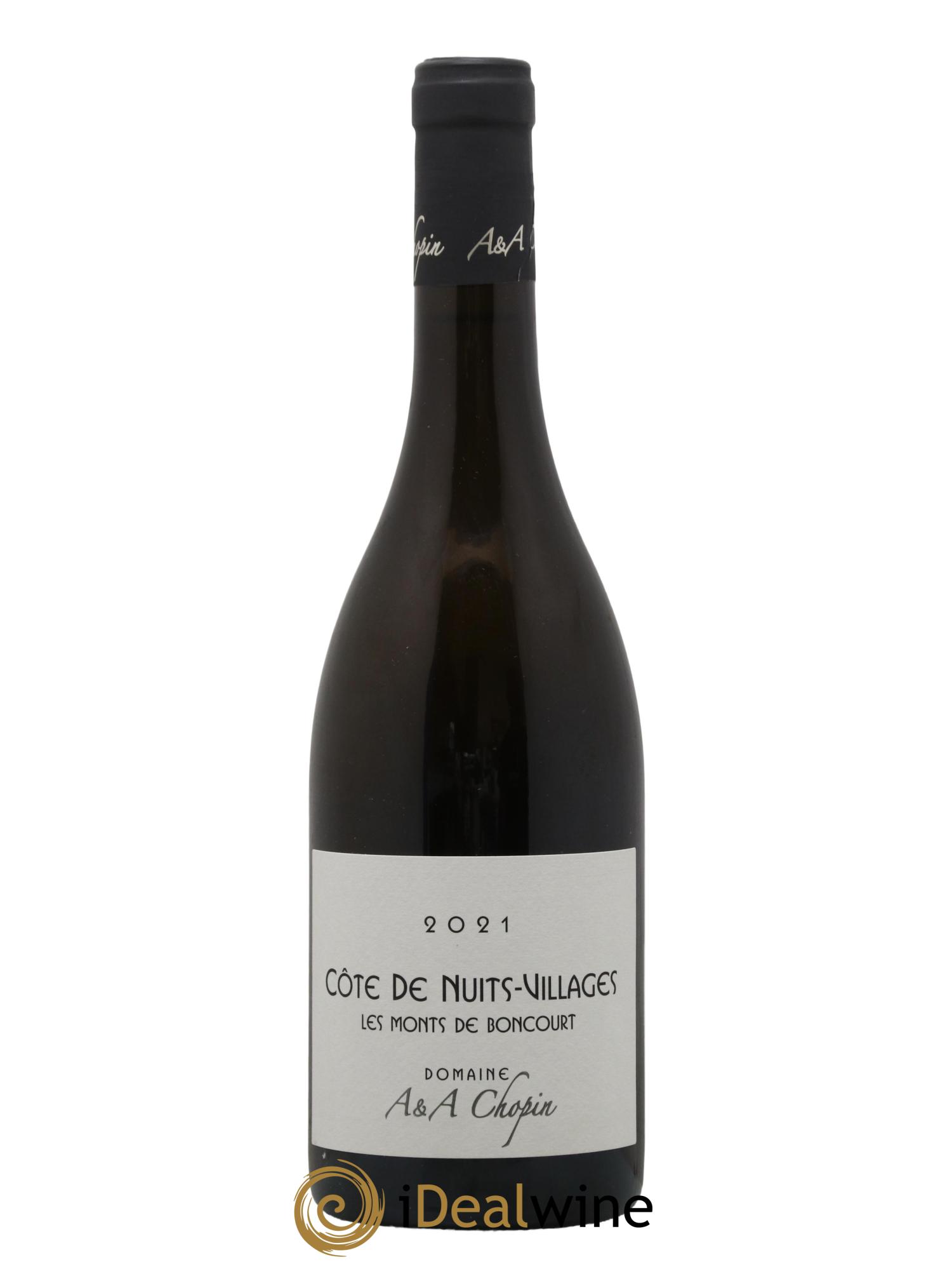 Bourgogne Cotes de Nuits Villages Monts de Boncourt Chopin et fils 2021 - Lot de 1 bouteille - 0