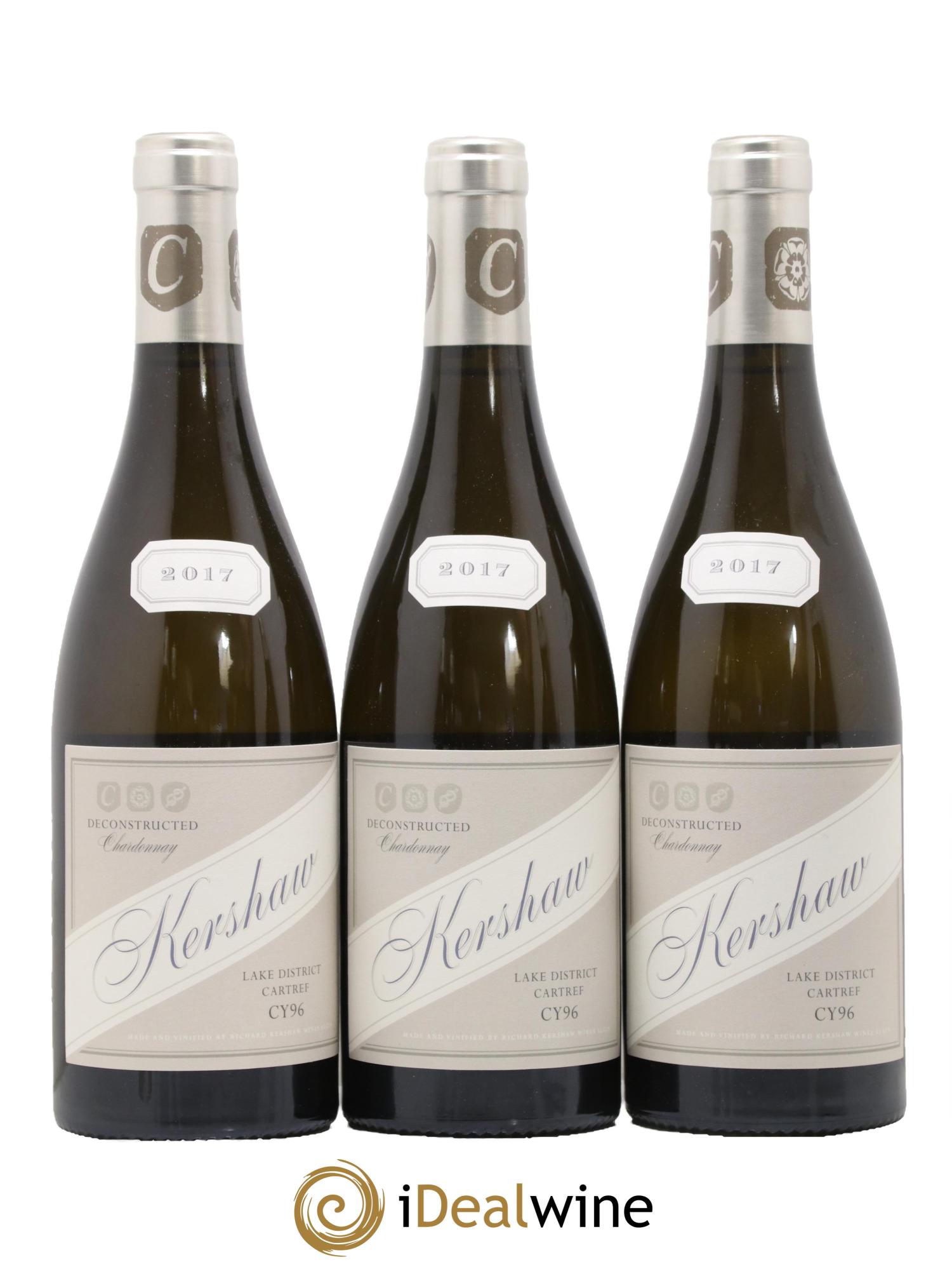 Afrique du Sud Deconstructed Chardonnay Lake District Cartref CY96 Kershaw 2017 - Lot of 6 bottles - 2