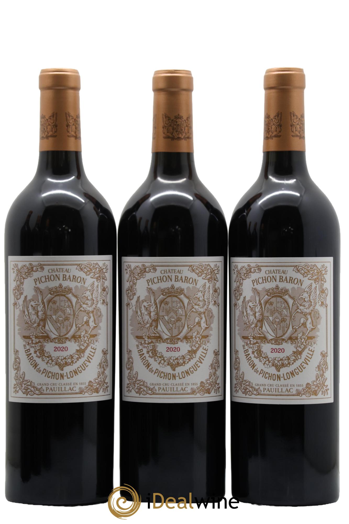 Pichon Longueville Baron 2ème Grand Cru Classé 2020 - Lot of 6 bottles - 1
