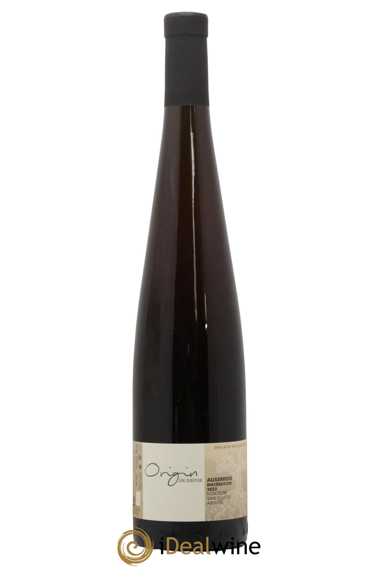 Alsace Origin Auxerrois Macération JM Dreyer 2022 - Lot de 1 bouteille - 0