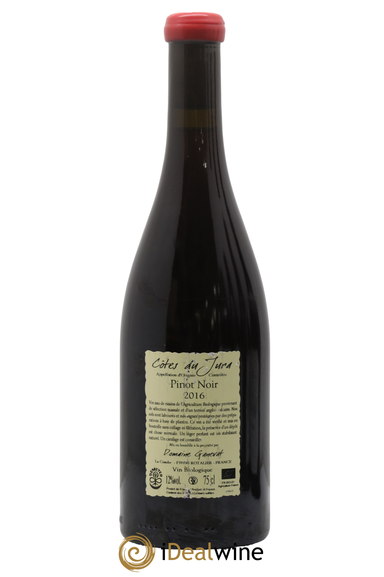 Côtes du Jura Cuvée Julien Jean-François Ganevat (Domaine) 2016 - Lot of 1 bottle - 1