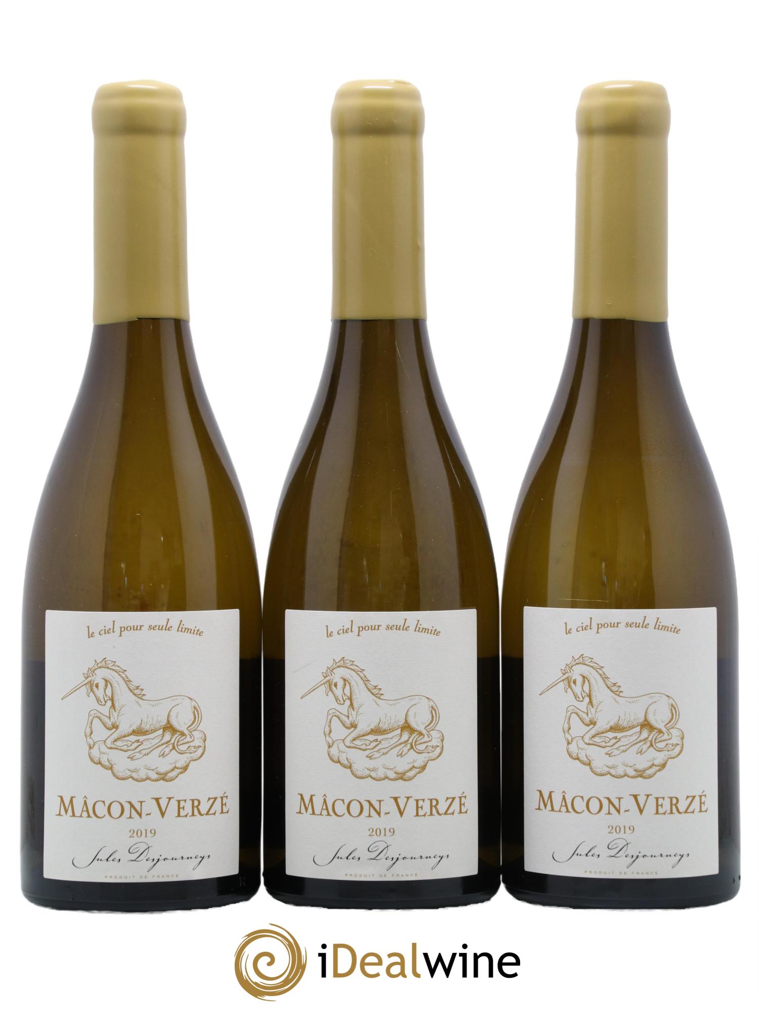 Mâcon-Verzé Jules Desjourneys 2019 - Lot de 3 bouteilles - 0