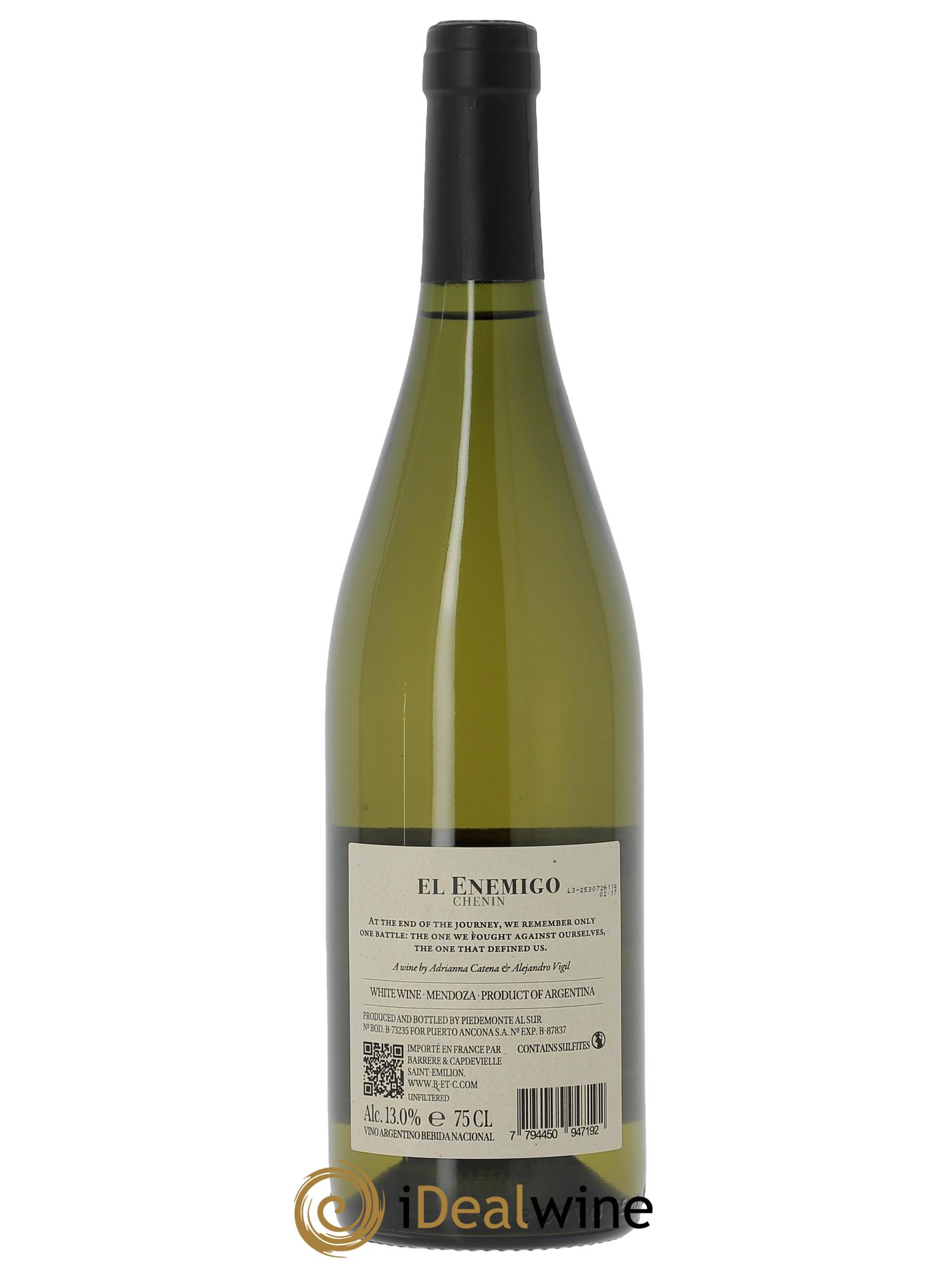 Mendoza Chenin El Enemigo 2024 - Lot de 1 bouteille - 1