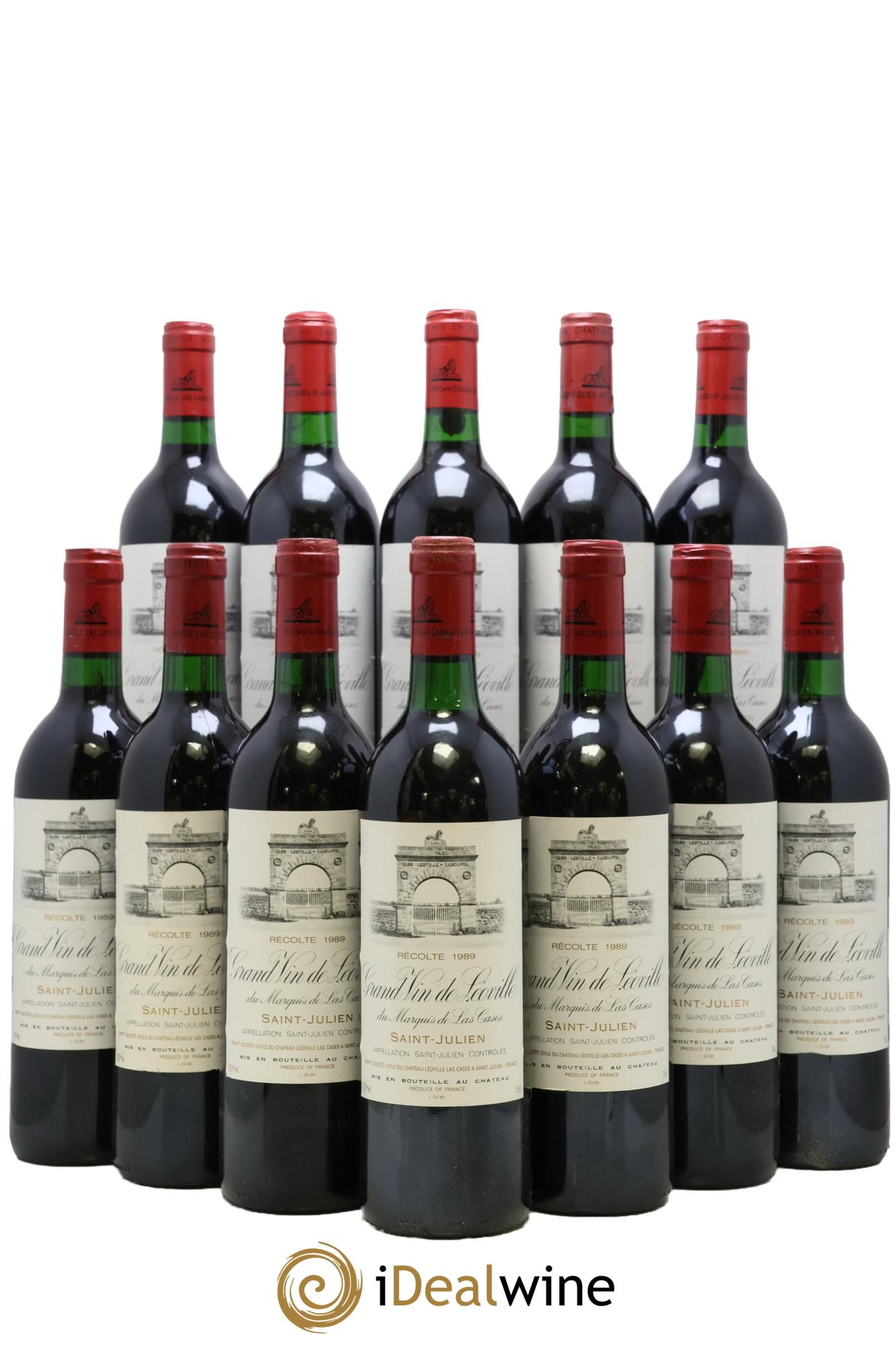 Château Léoville Las Cases 2ème Grand Cru Classé 1989 - Lot de 12 bouteilles - 0