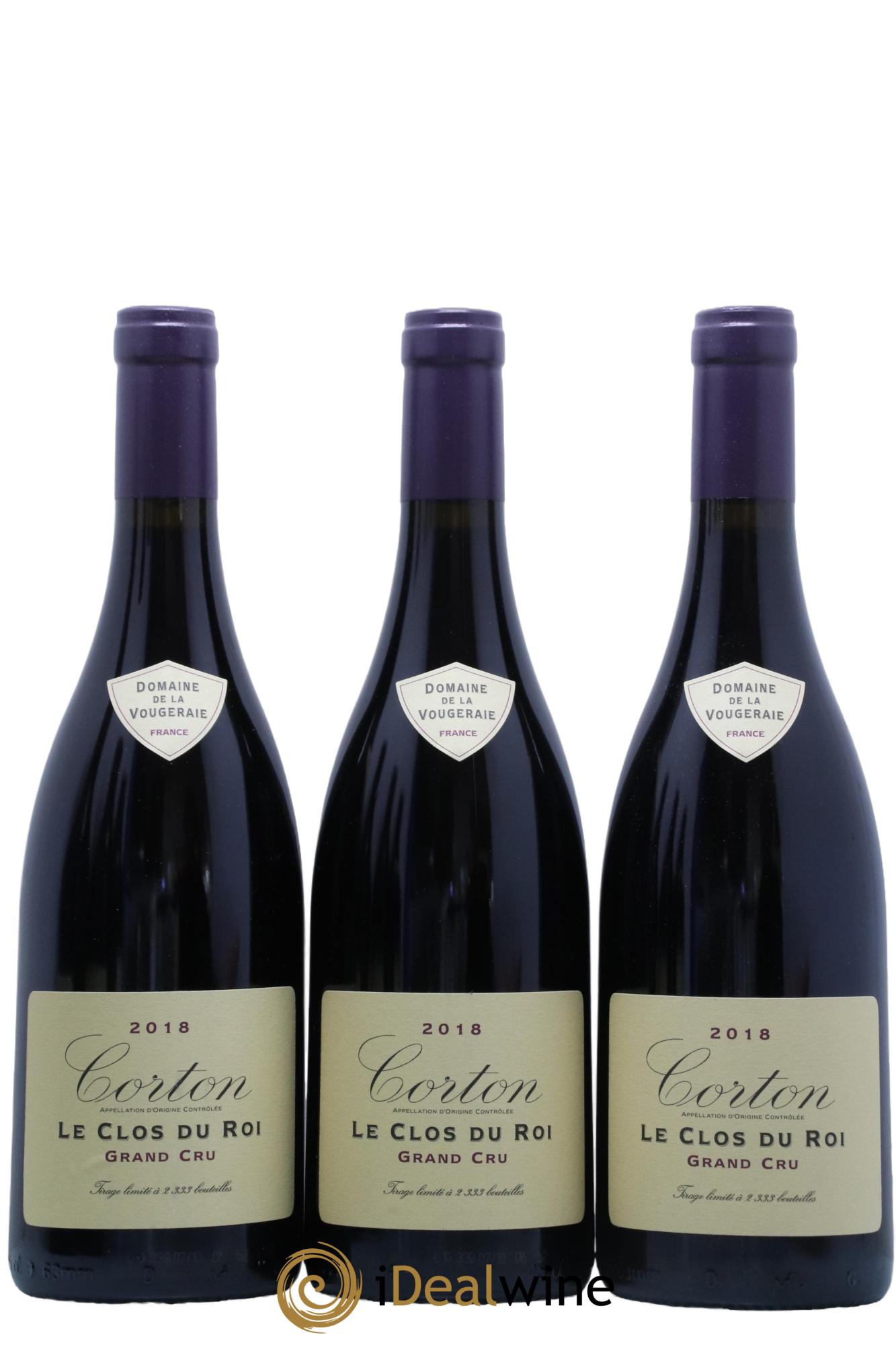 Corton Grand Cru Le Clos du Roi La Vougeraie  2018 - Lotto di 6 bottiglie - 3