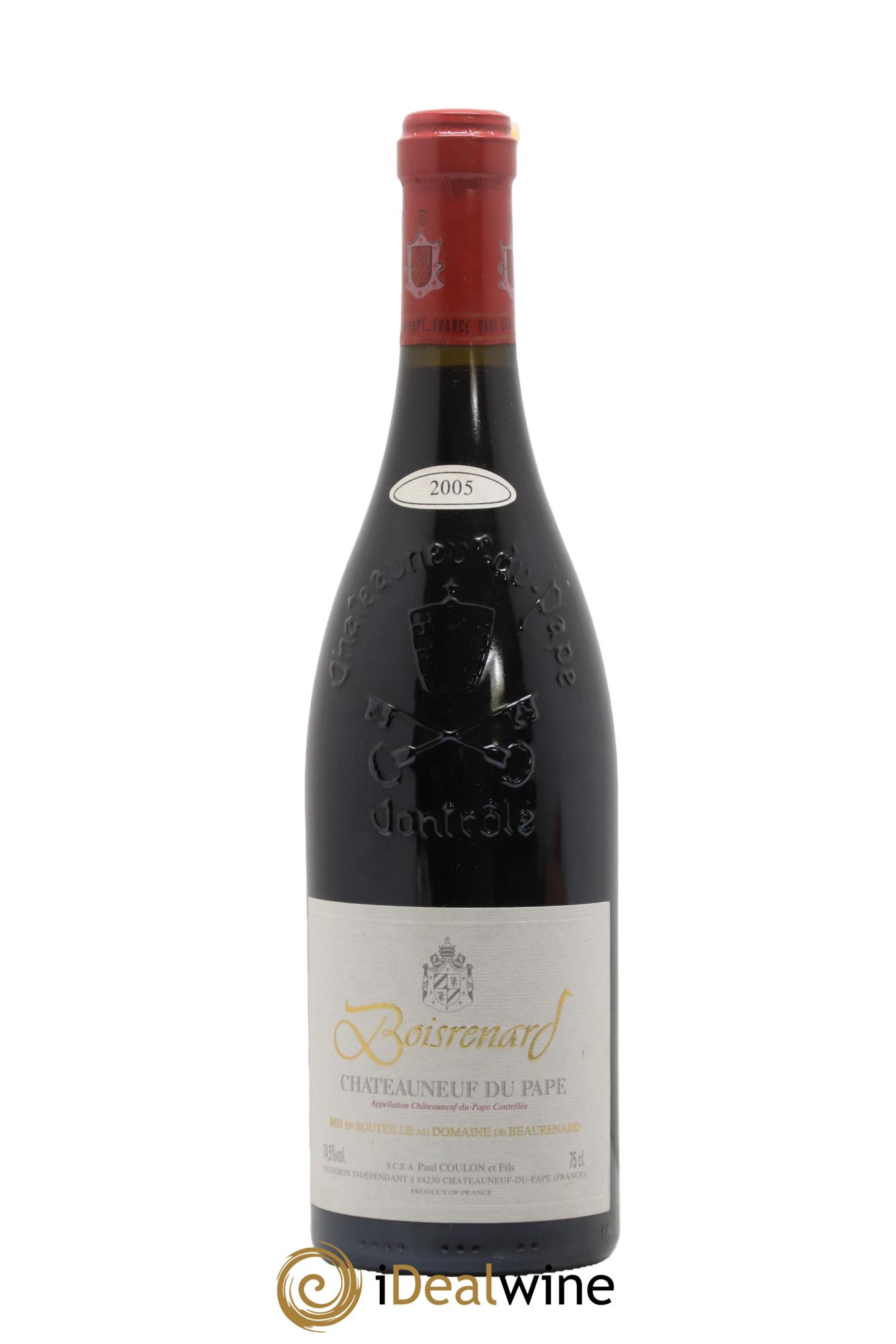 Châteauneuf-du-Pape Cuvée Boisrenard Beaurenard (Domaine de) 2005 - Lot de 1 bouteille - 0