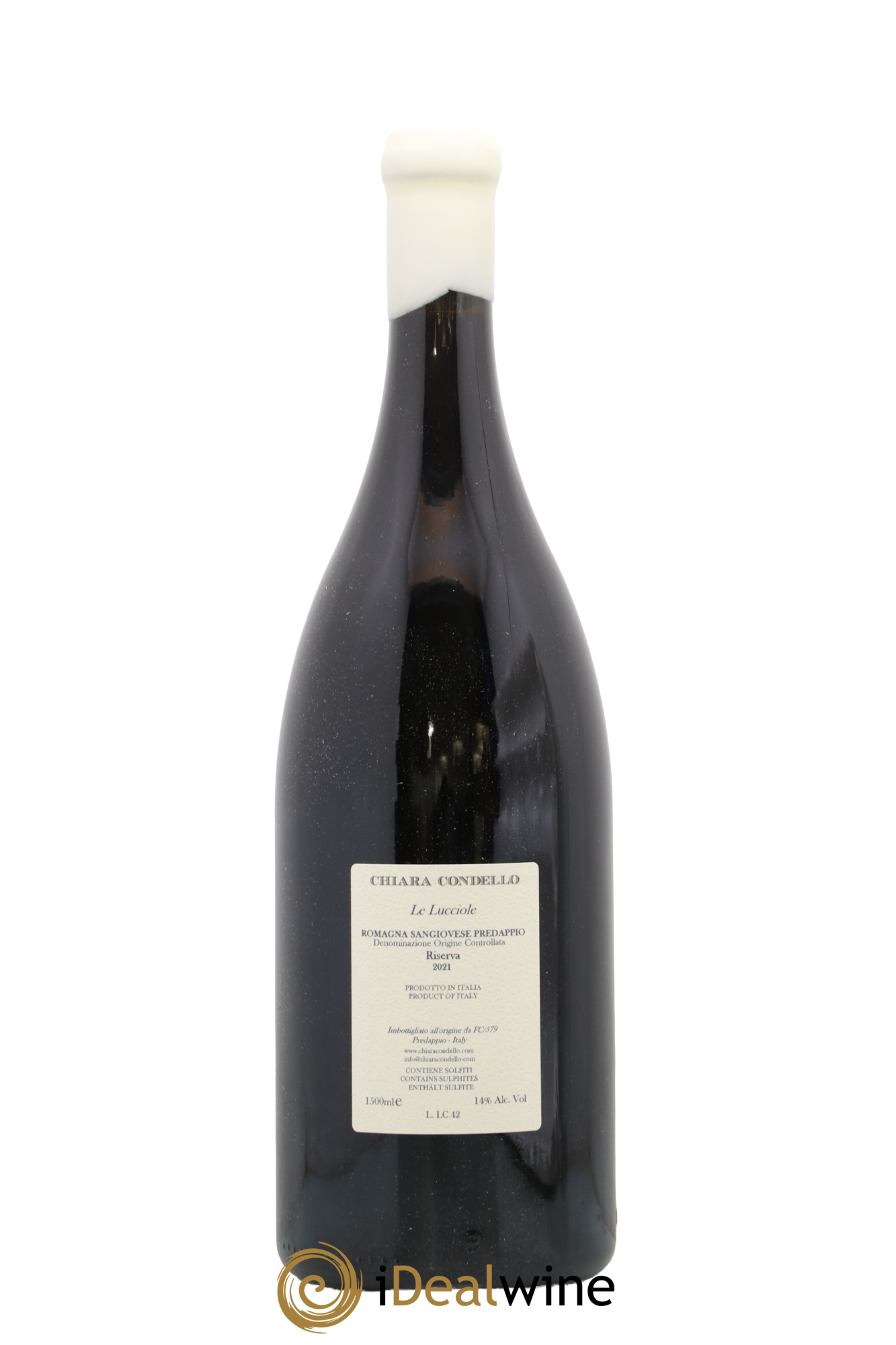 Sangiovese Di Romagna Predappio DOC Chiara Condello Le Lucciole Riserva 2021 - Lot of 1 magnum - 2