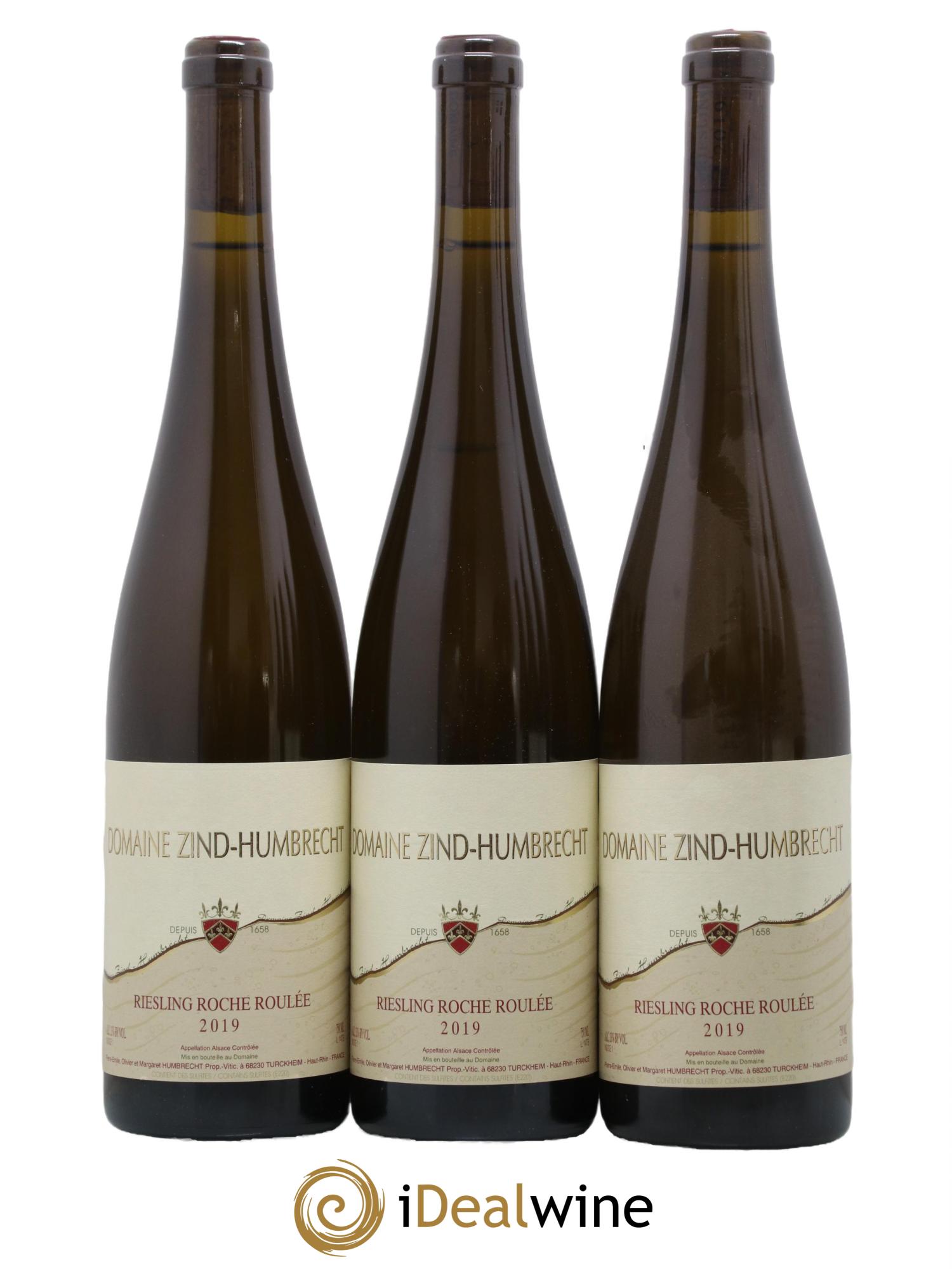 Alsace Riesling Roche roulée Zind-Humbrecht (Domaine) 2019 - Posten von 6 Flaschen - 2