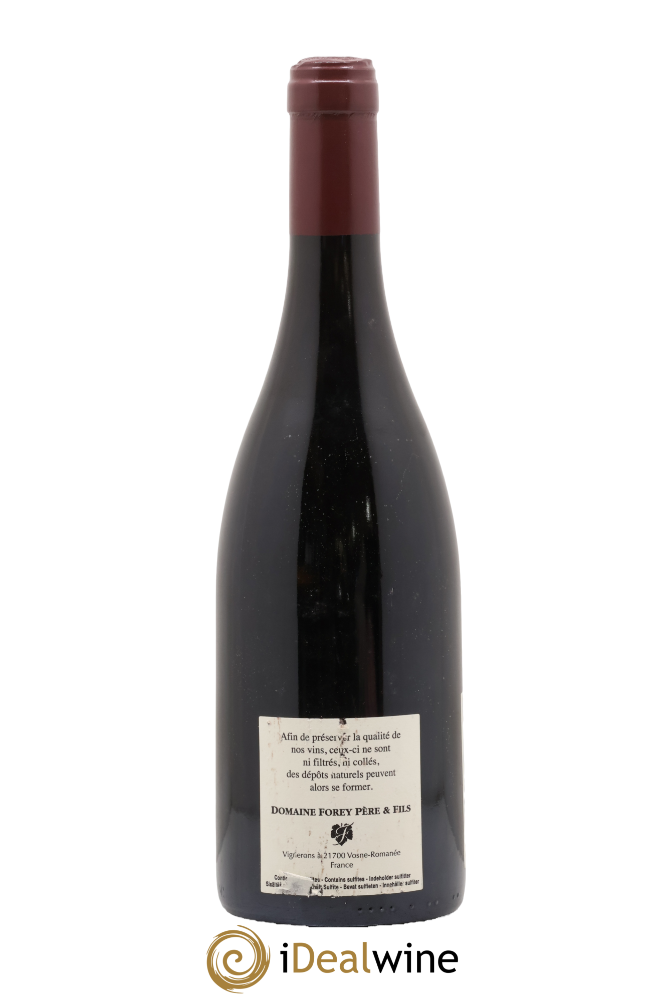 Vosne-Romanée 1er Cru Les Gaudichots Forey Père et Fils (Domaine) 2012 - Lot of 1 bottle - 1