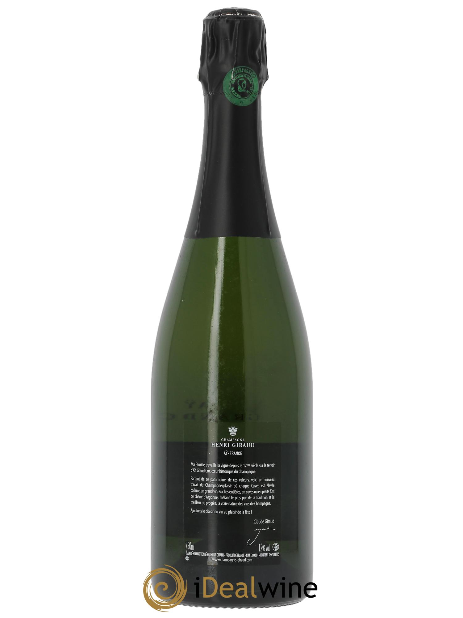 Hommage à François Hémart Henri Giraud - Lot de 1 bouteille - 1