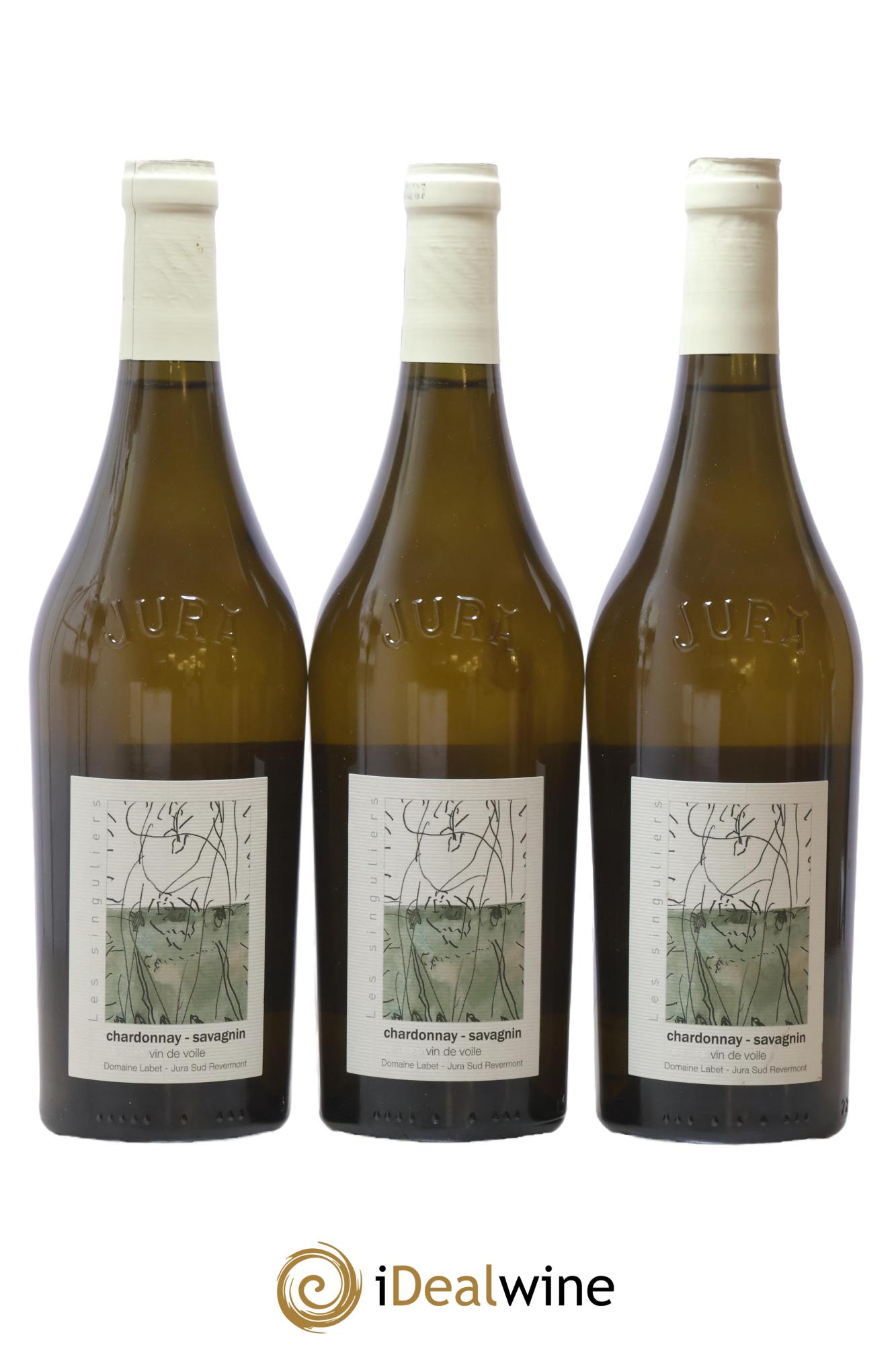 Côtes du Jura Vin de Voile Chardonnay-Savagnin cuvée de garde Romain - Julien - Charline Labet 2020 - Lot de 3 bouteilles - 0
