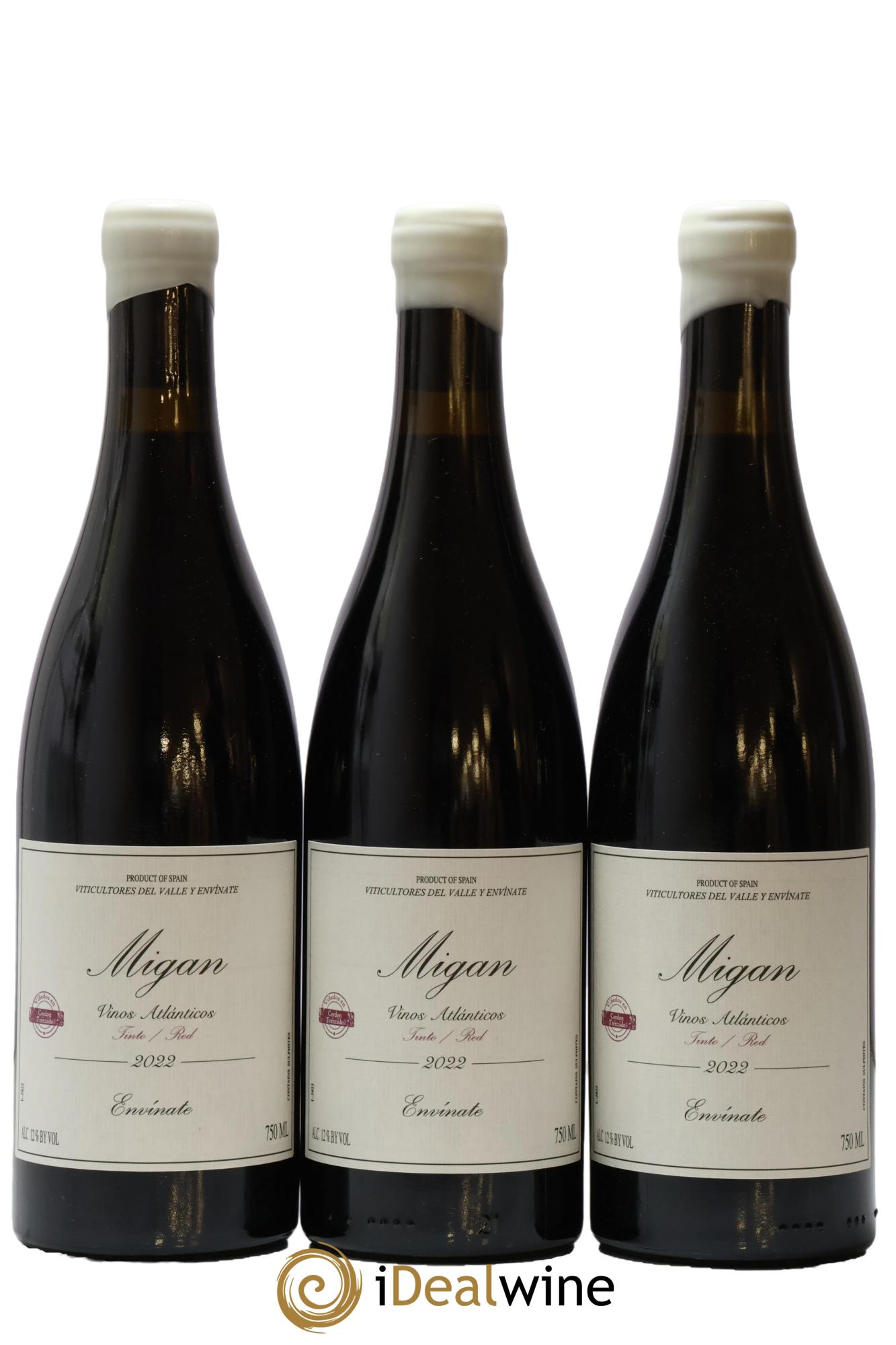Vinos Atlanticos - Islas Canarias Migan Envinate 2022 - Lot de 3 bouteilles - 0