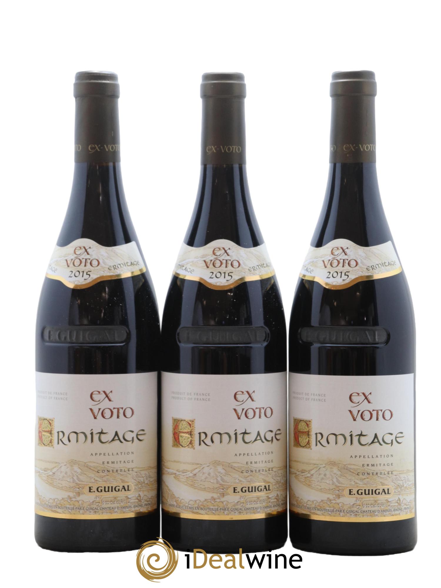 Ermitage Ex Voto Guigal 2015 - Posten von 12 Flaschen - 7