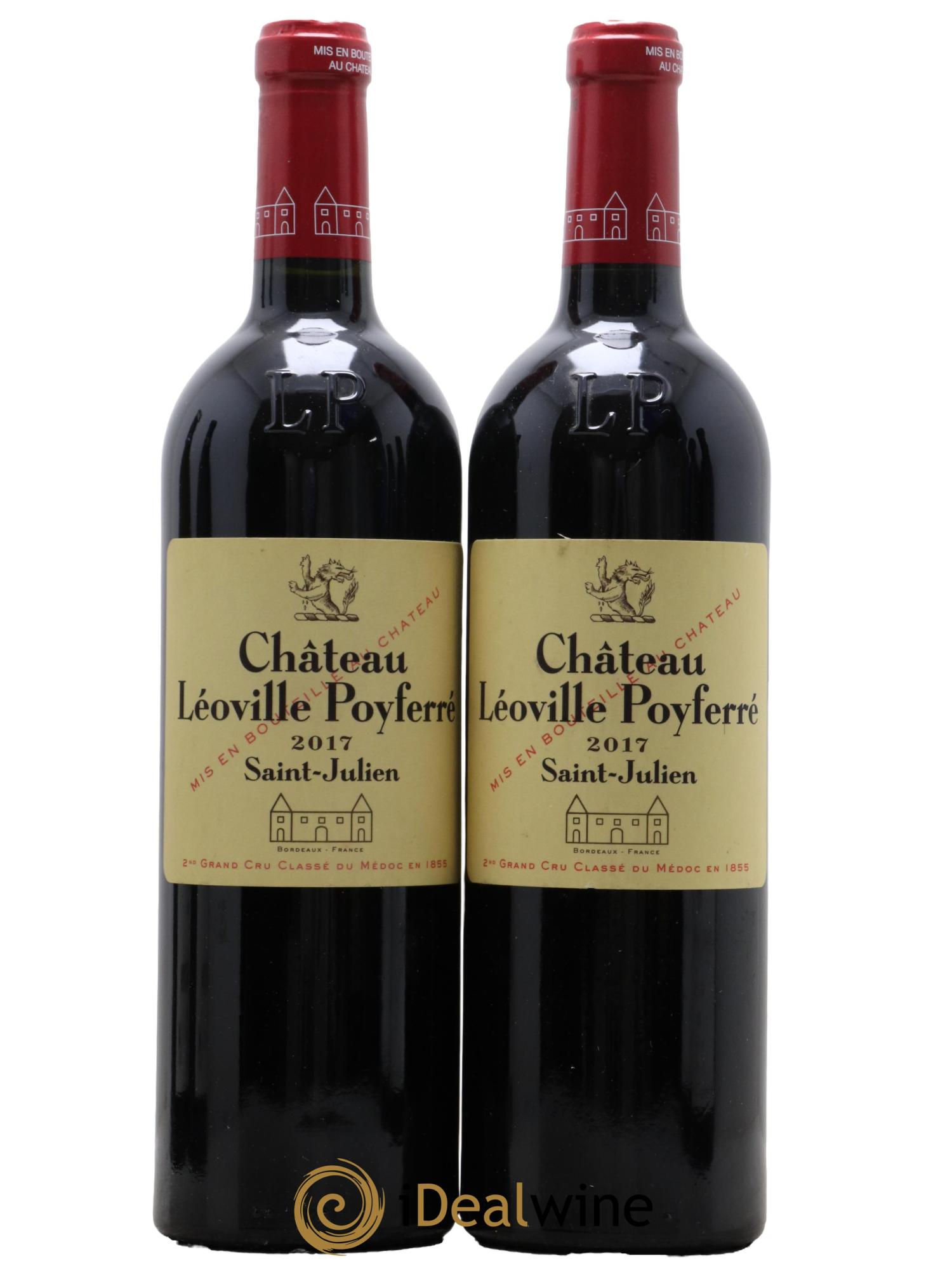 Château Léoville Poyferré 2ème Grand Cru Classé 2017 - Lot de 2 bouteilles - 0