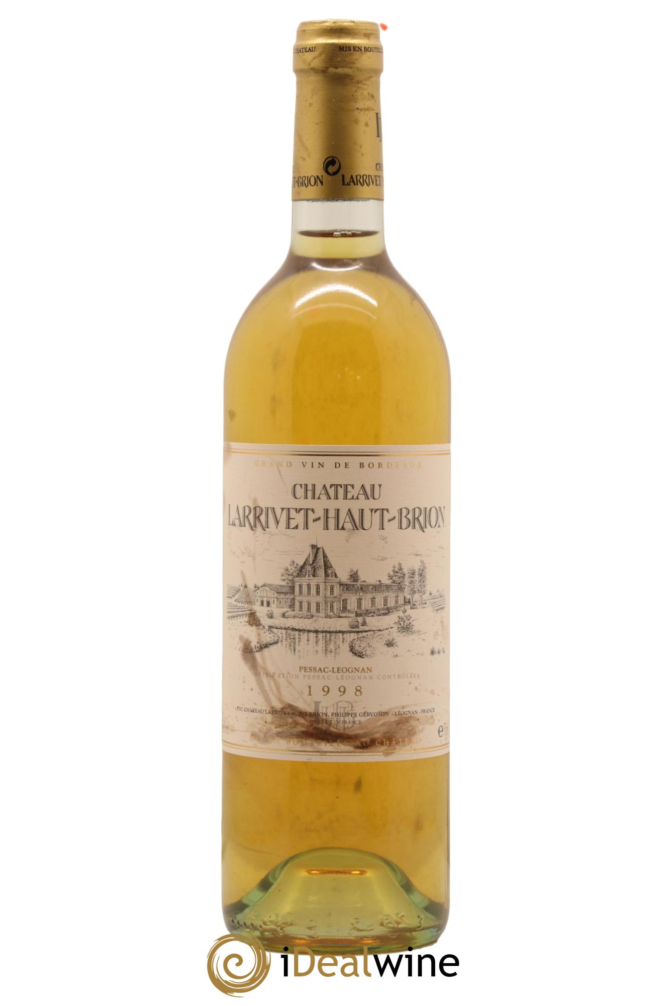 Château Larrivet Haut-Brion 1998 - Lot de 1 bouteille - 0