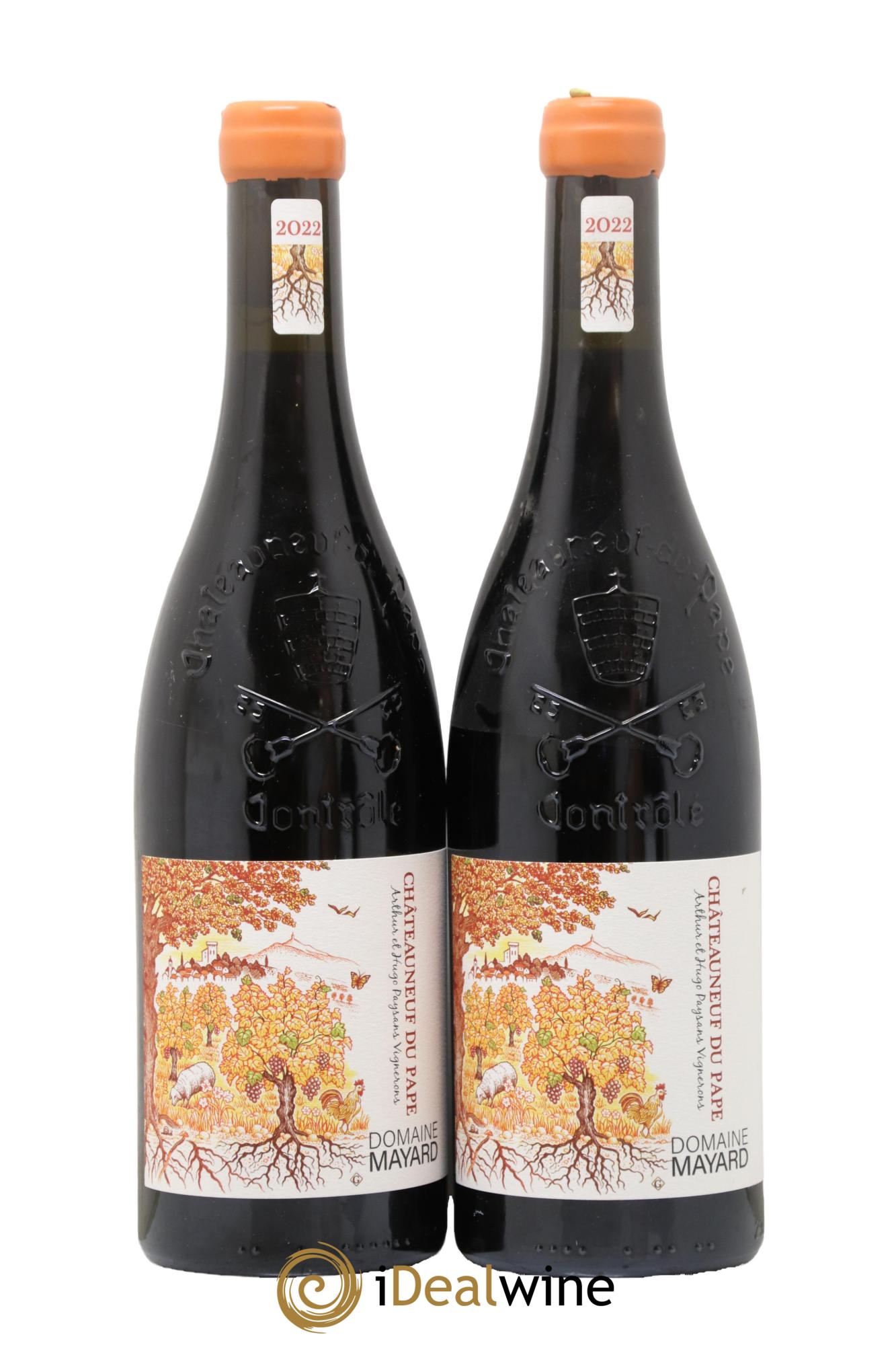 Châteauneuf-du-Pape Mayard (Domaine) 2022 - Lot de 2 bouteilles - 0